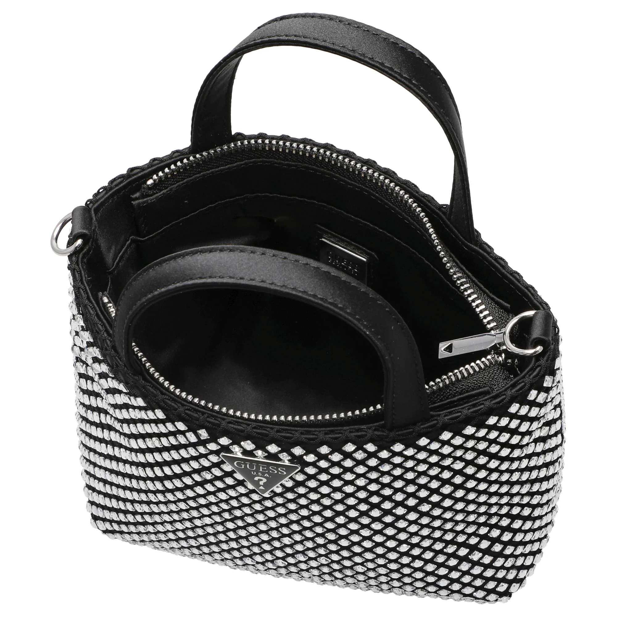 Guess Tasmin Mini - Henkeltasche 16 cm (black) - Image 6