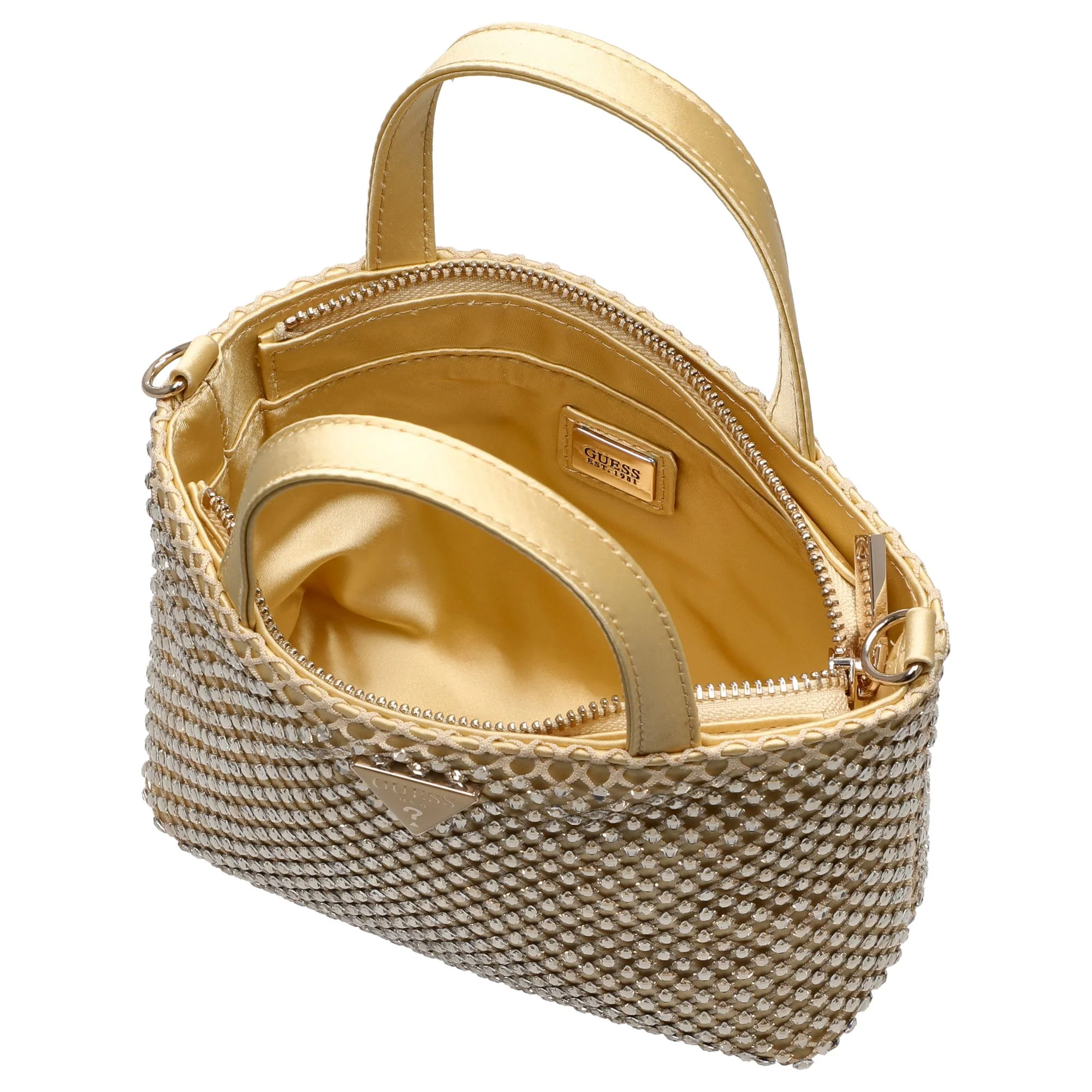 Guess Tasmin Mini - Henkeltasche 21 cm (gold) - Image 6