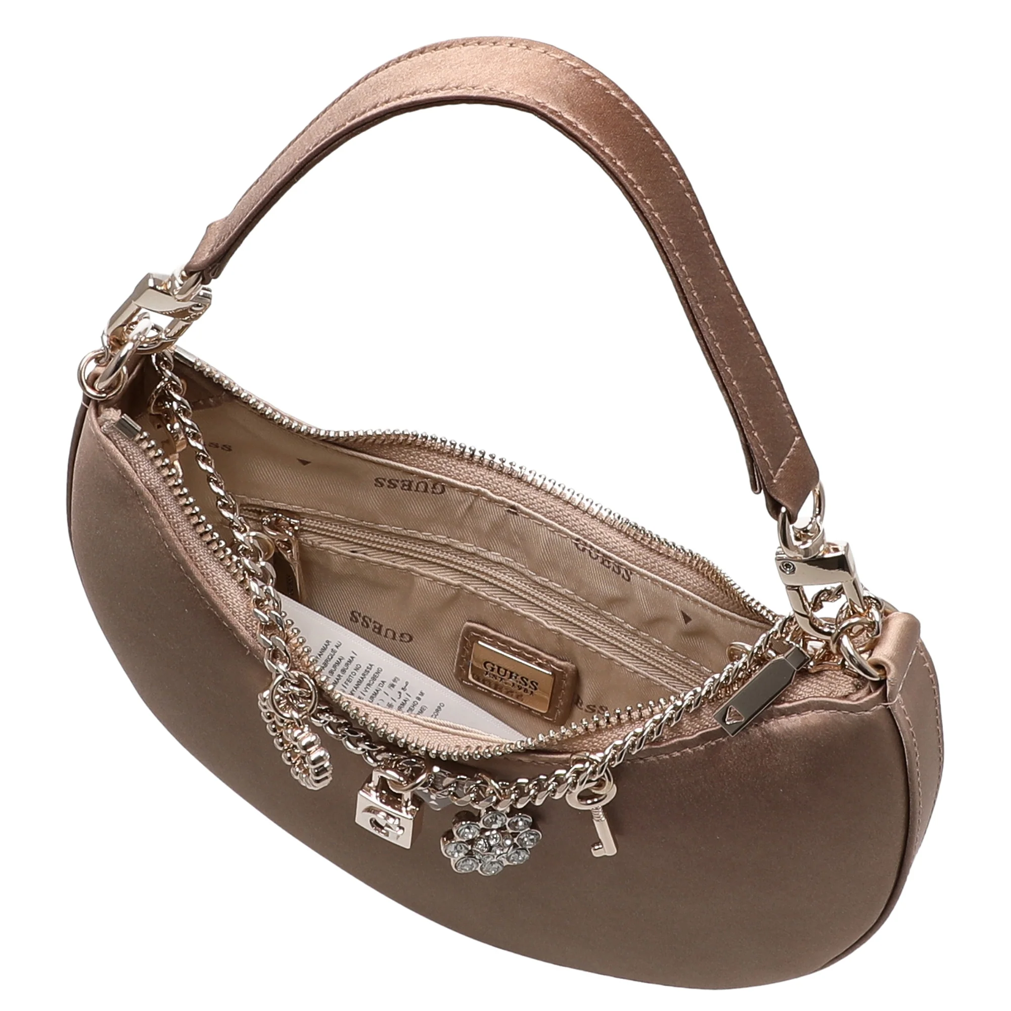 Guess Tasmin Mini - Schultertasche 21 cm (champagne) - Image 6