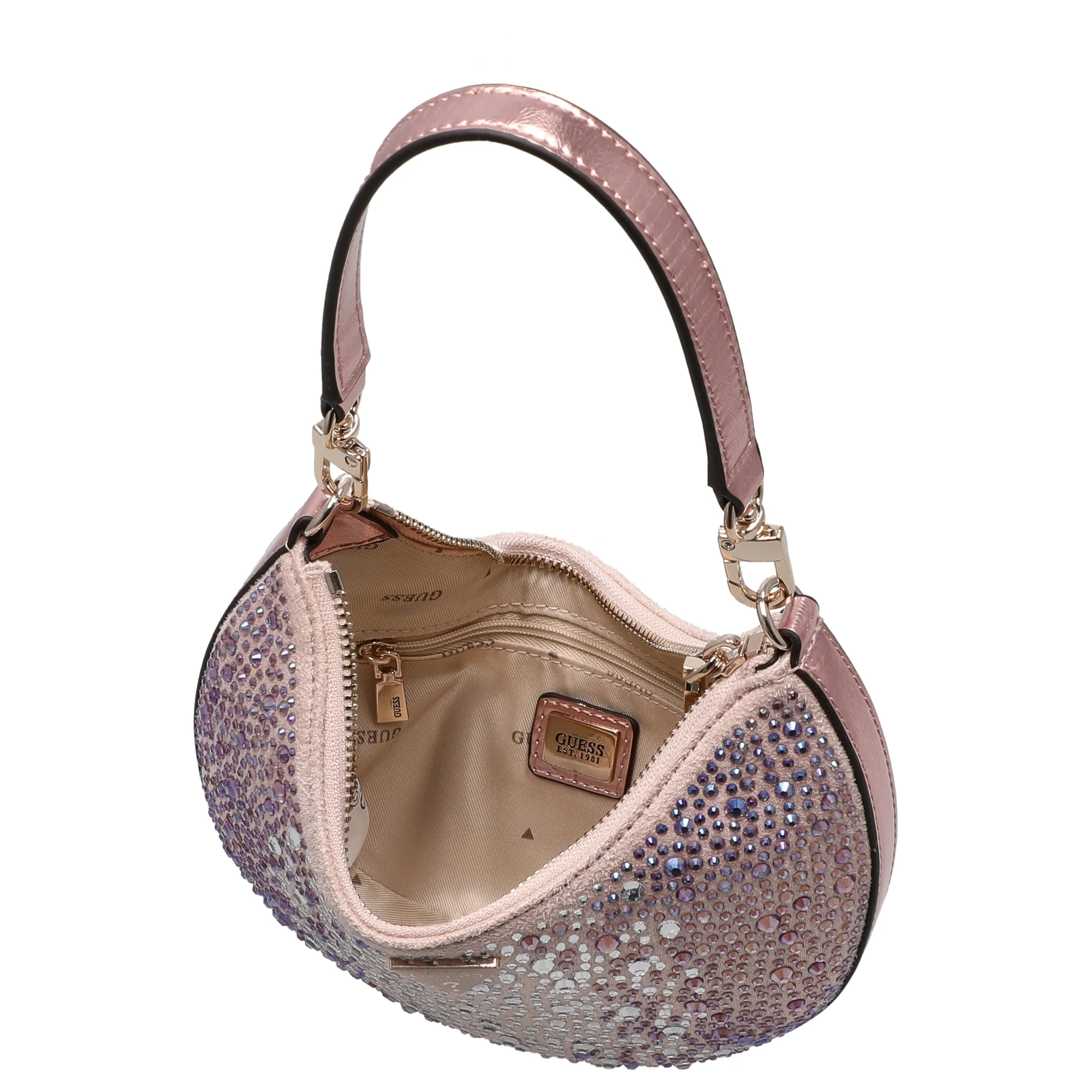 Guess Tasmin Mini - Schultertasche 21 cm (light rose) - Image 6
