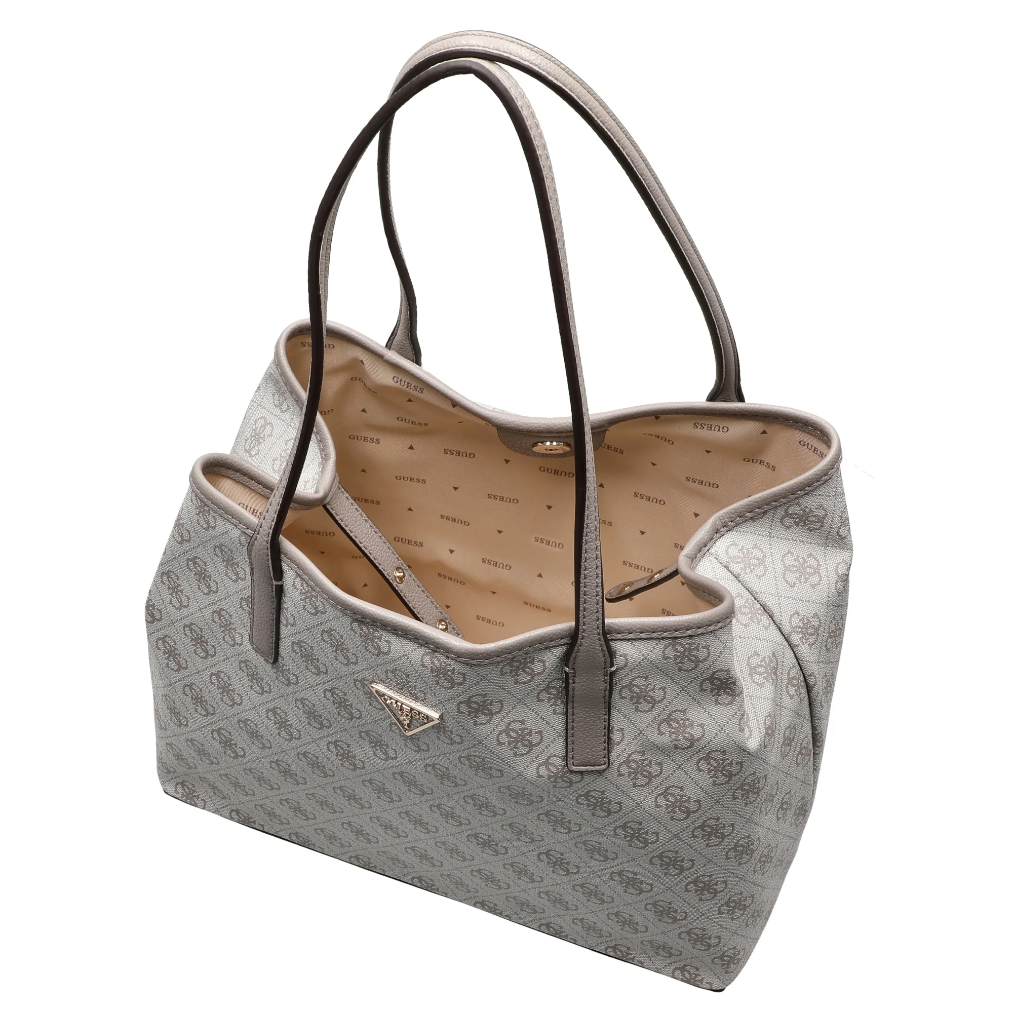 Guess Victtoria 2in1 Tote - Shopper (dark taupe logo) - Image 7