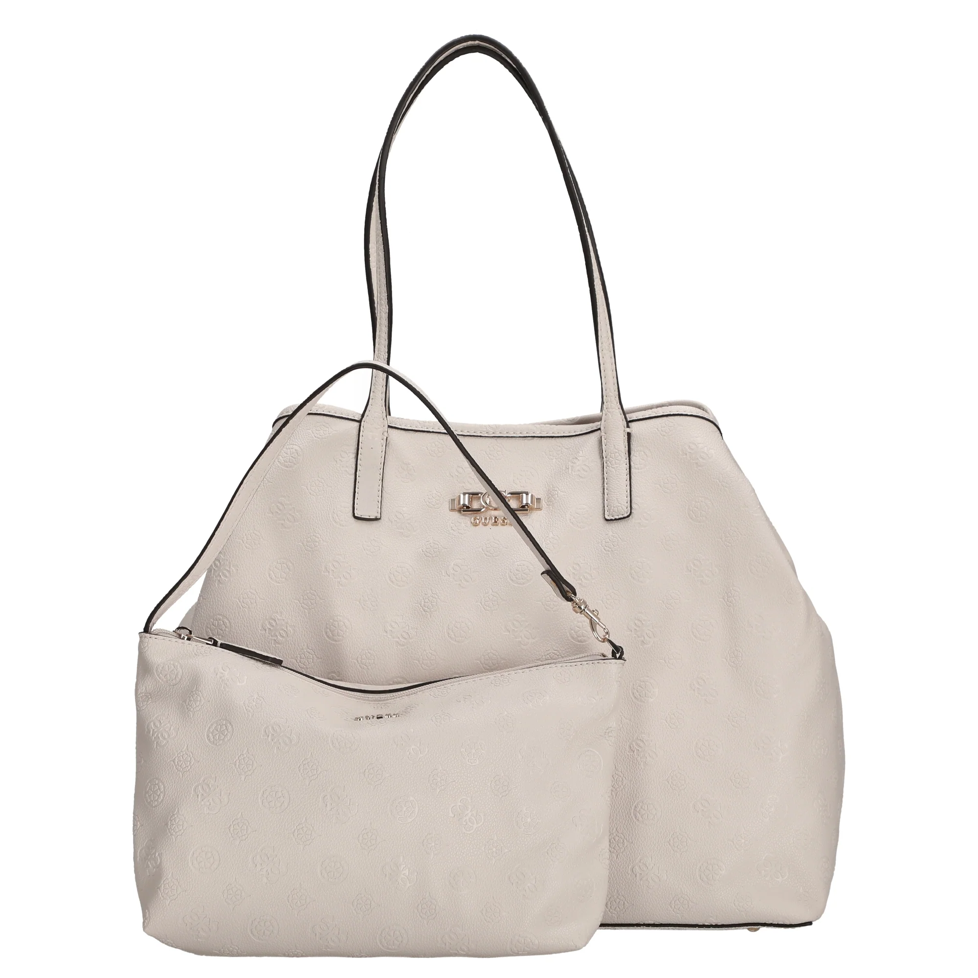 Guess Victtoria Large 2 in 1 Tote - Shopper 50 cm (stone logo) - Image 6