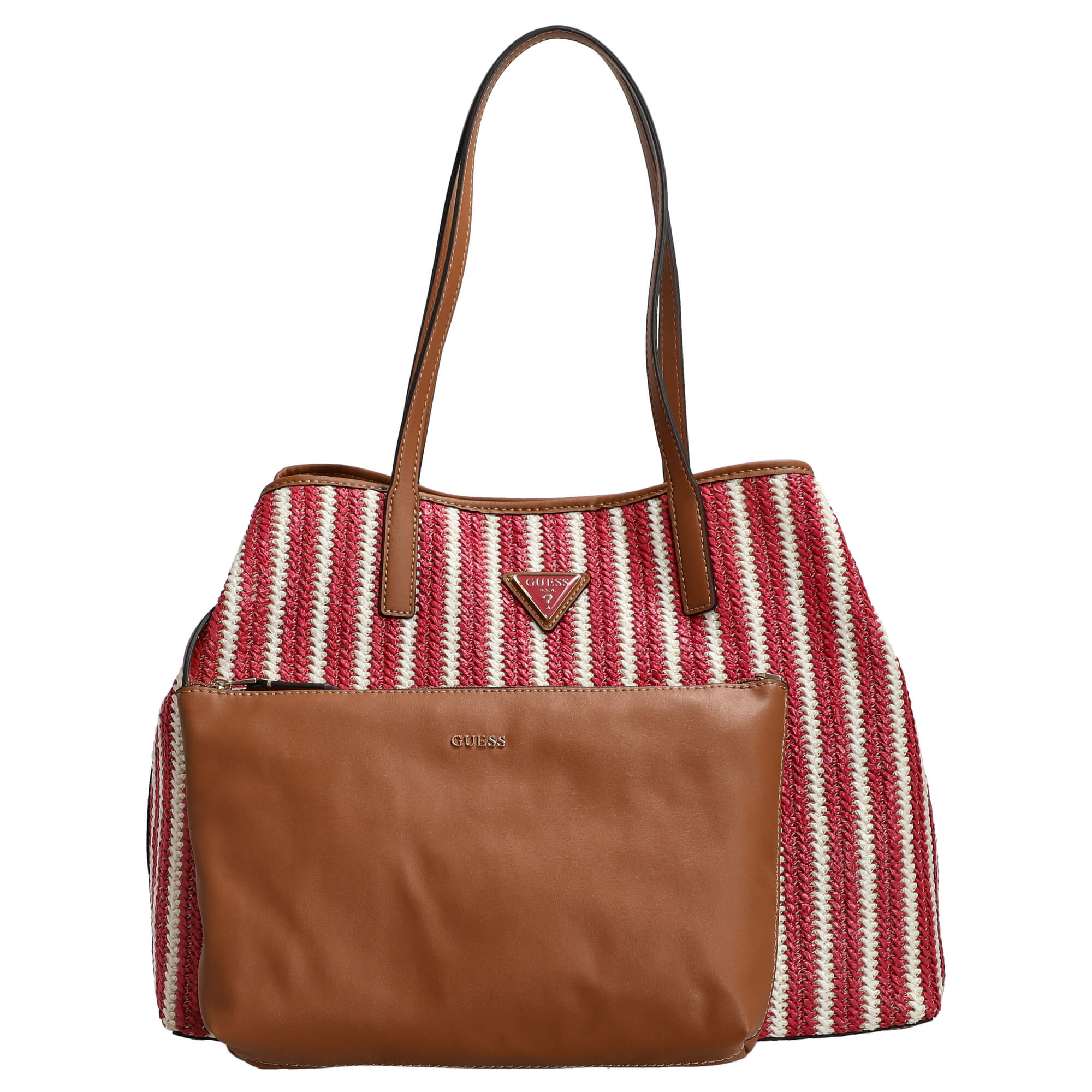 Guess Vikky II - Shopper L mit herausnehmbarer Pouch 40 cm (red multi) - Image 6