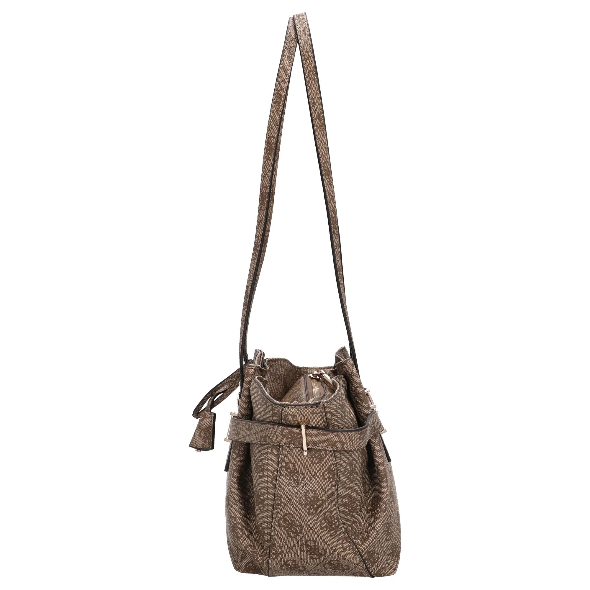 Guess Yesba Girlfriend - Schultertasche (latte logo) - Image 3