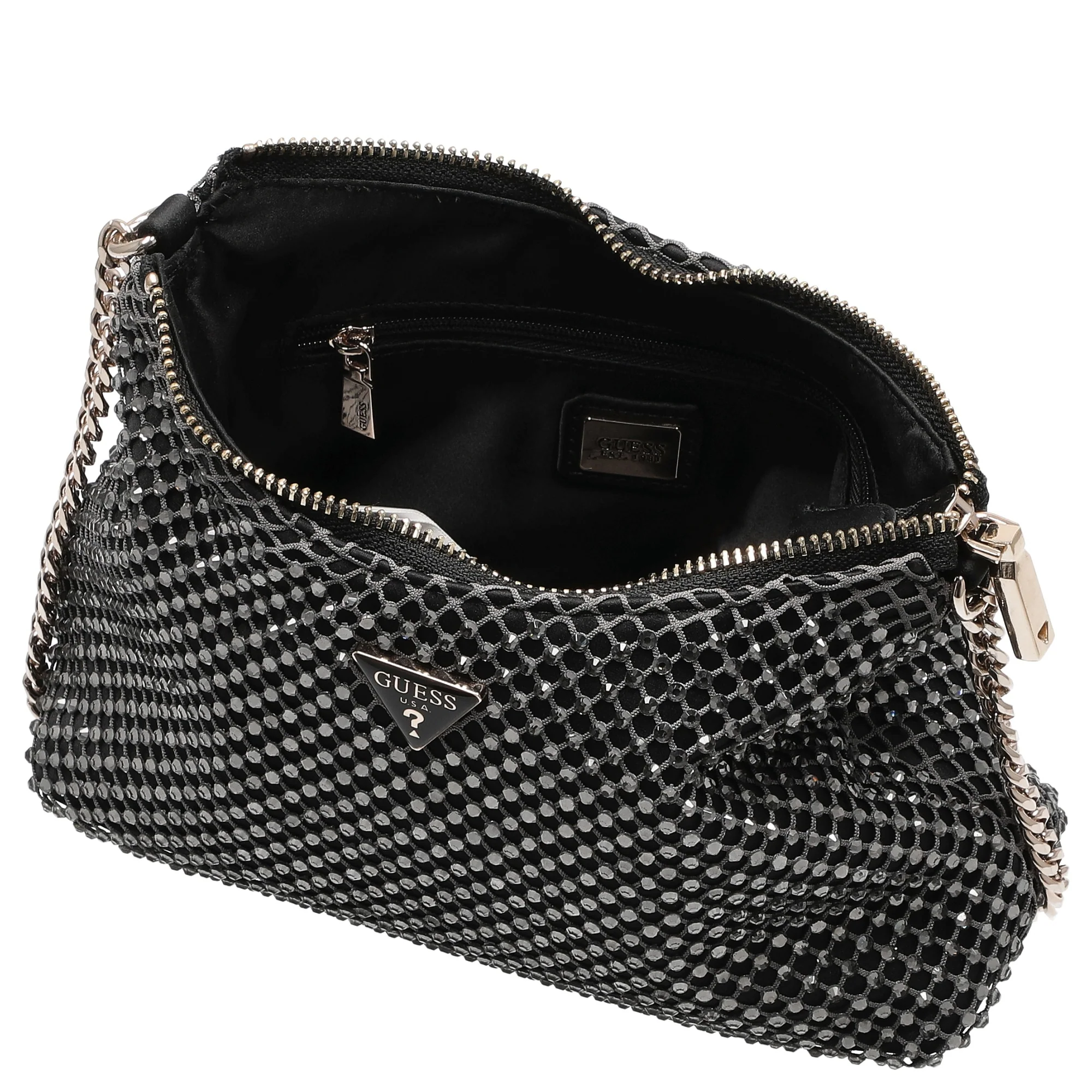 Guess Zalina Top Zip - Schultertasche (pewter) - Image 6