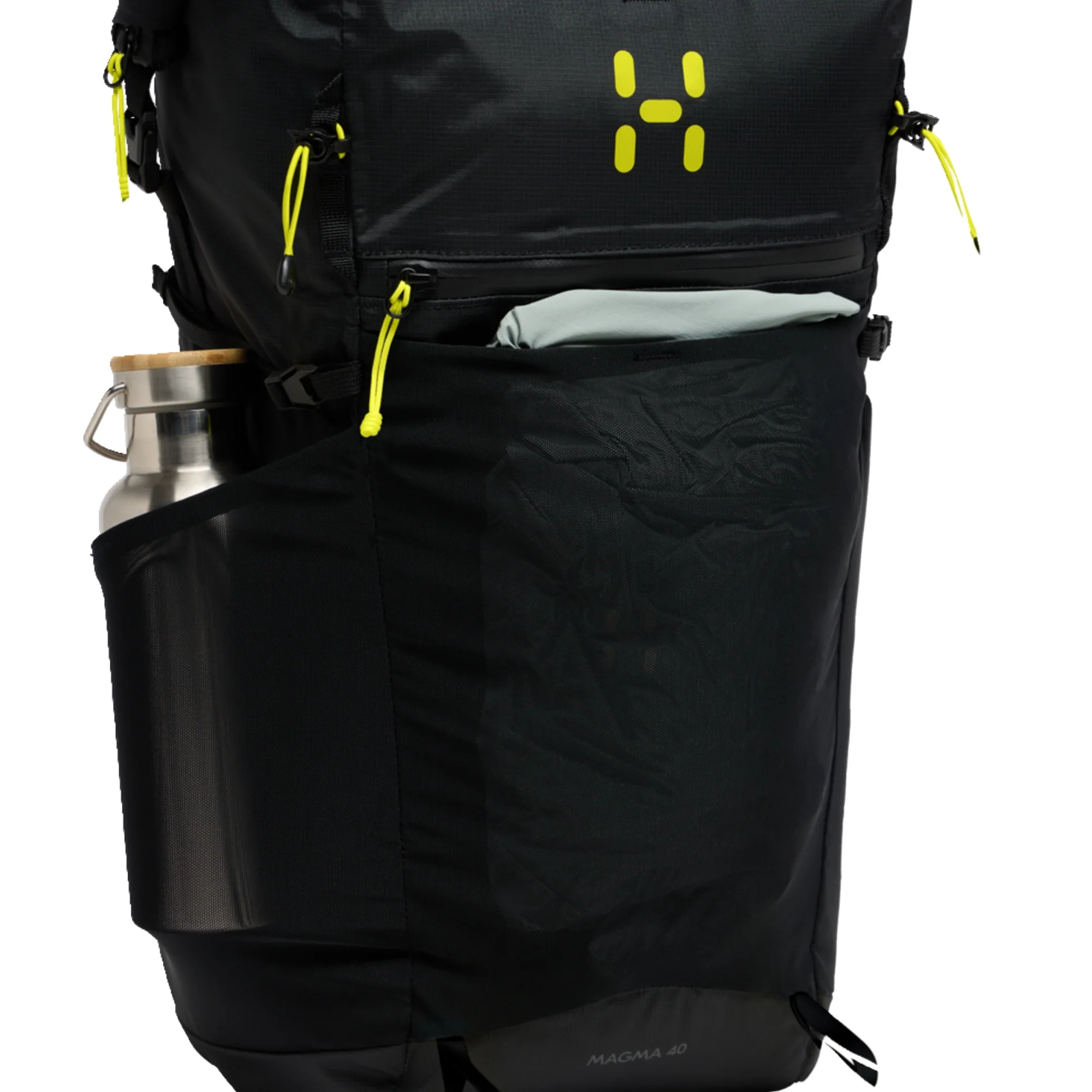Haglöfs Magma Roll-top 40 WR - Wanderrucksack 52 cm (true black) - Image 5