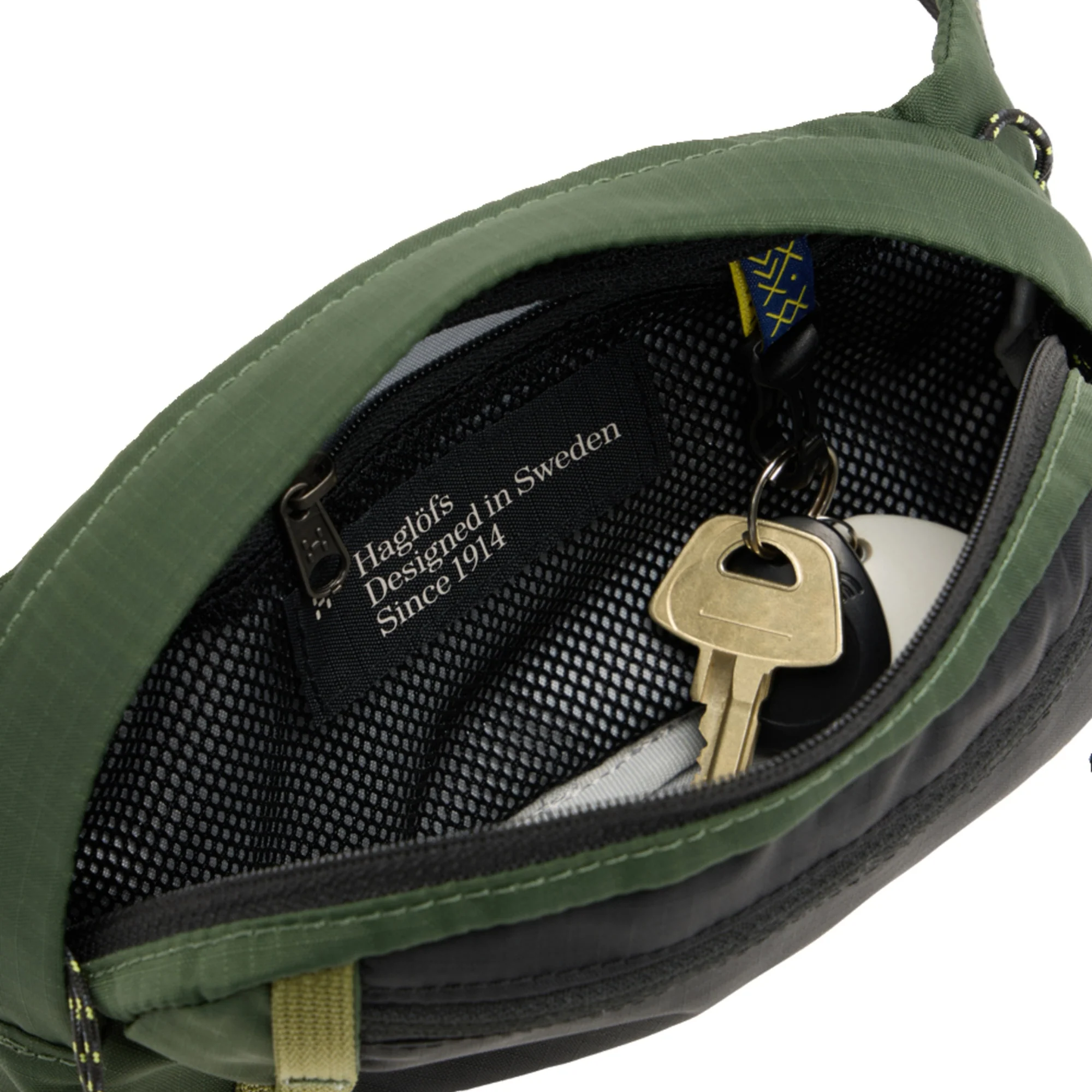 Haglöfs Tight Hip Pack 1 - Gürteltasche 19 cm (seaweed green/true black) - Image 4