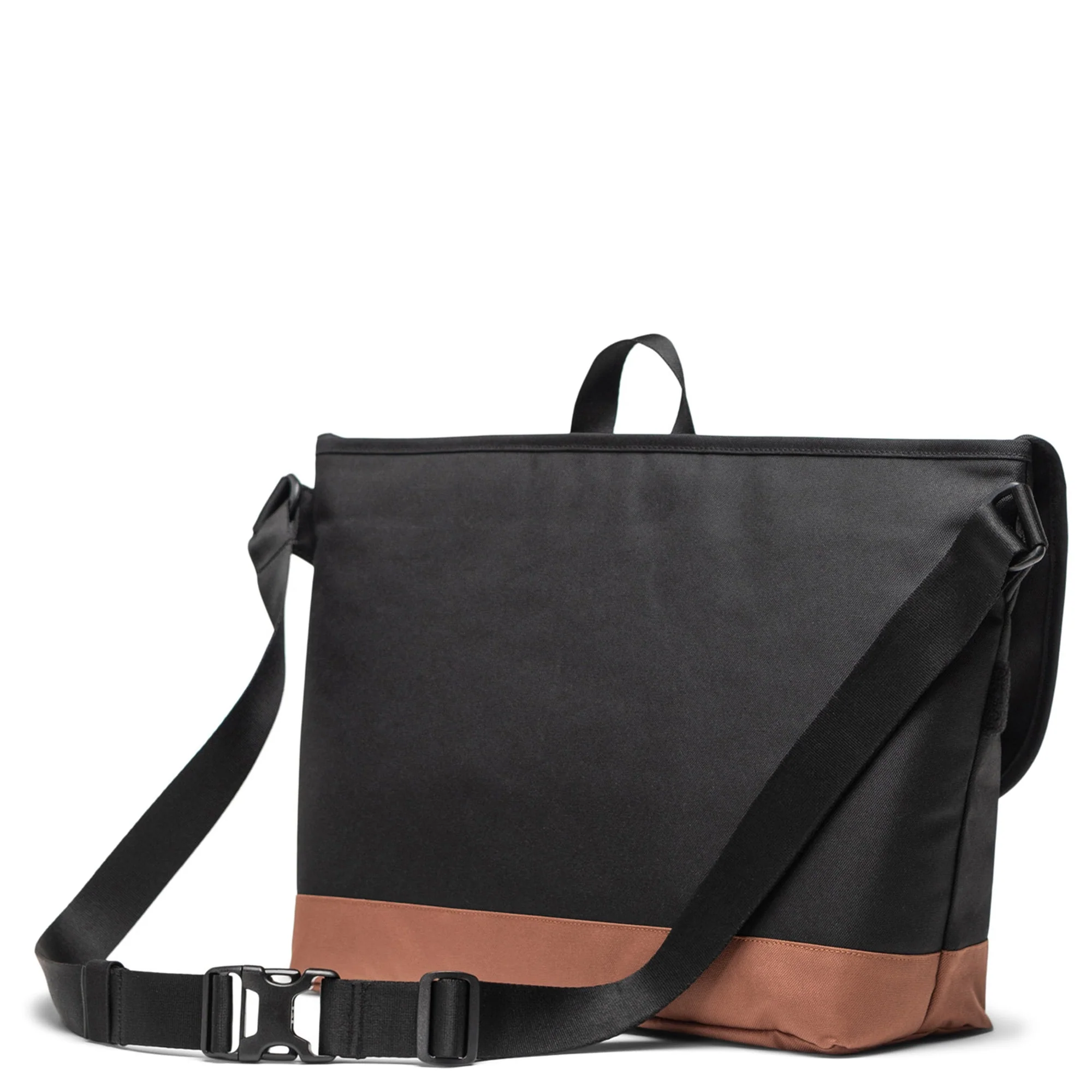 Herschel Cove Messenger - Umhängetasche 16" 50 cm (black/saddle brown) - Image 3