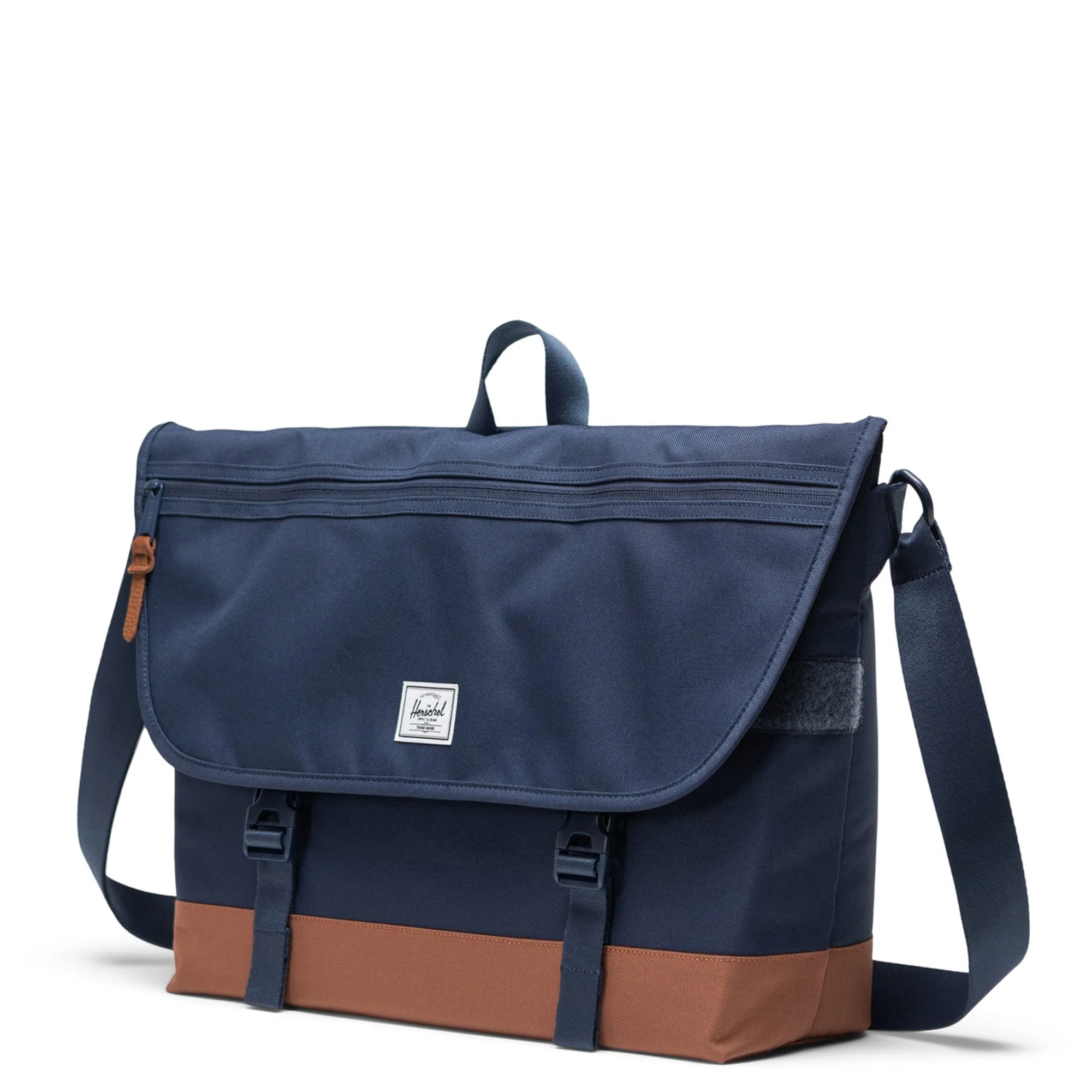 Herschel Cove Messenger - Umhängetasche 16" 50 cm (navy/saddle brown) - Image 2