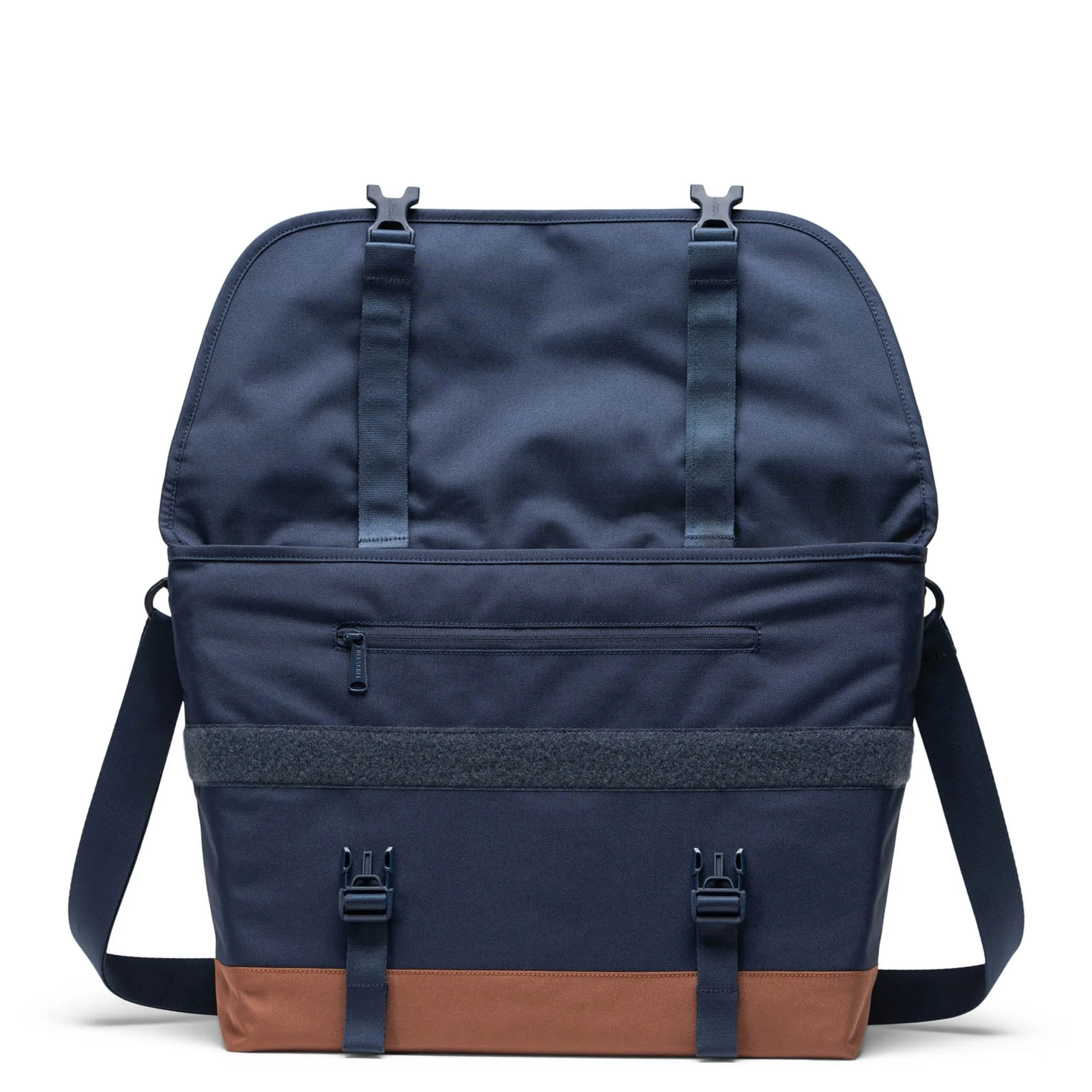Herschel Cove Messenger - Umhängetasche 16" 50 cm (navy/saddle brown) - Image 4