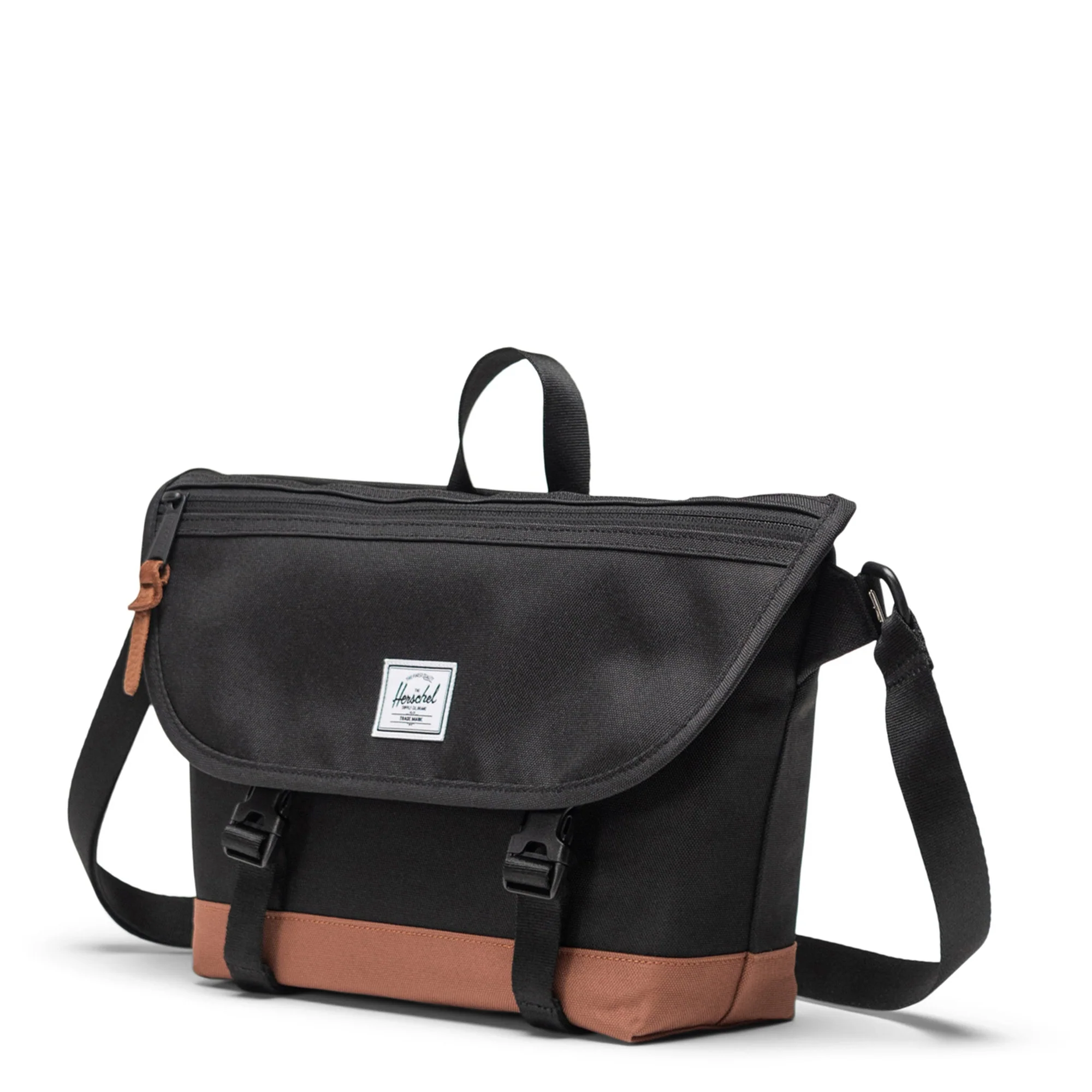 Herschel Cove Messenger - Umhängetasche S 36 cm (black/saddle brown) - Image 2