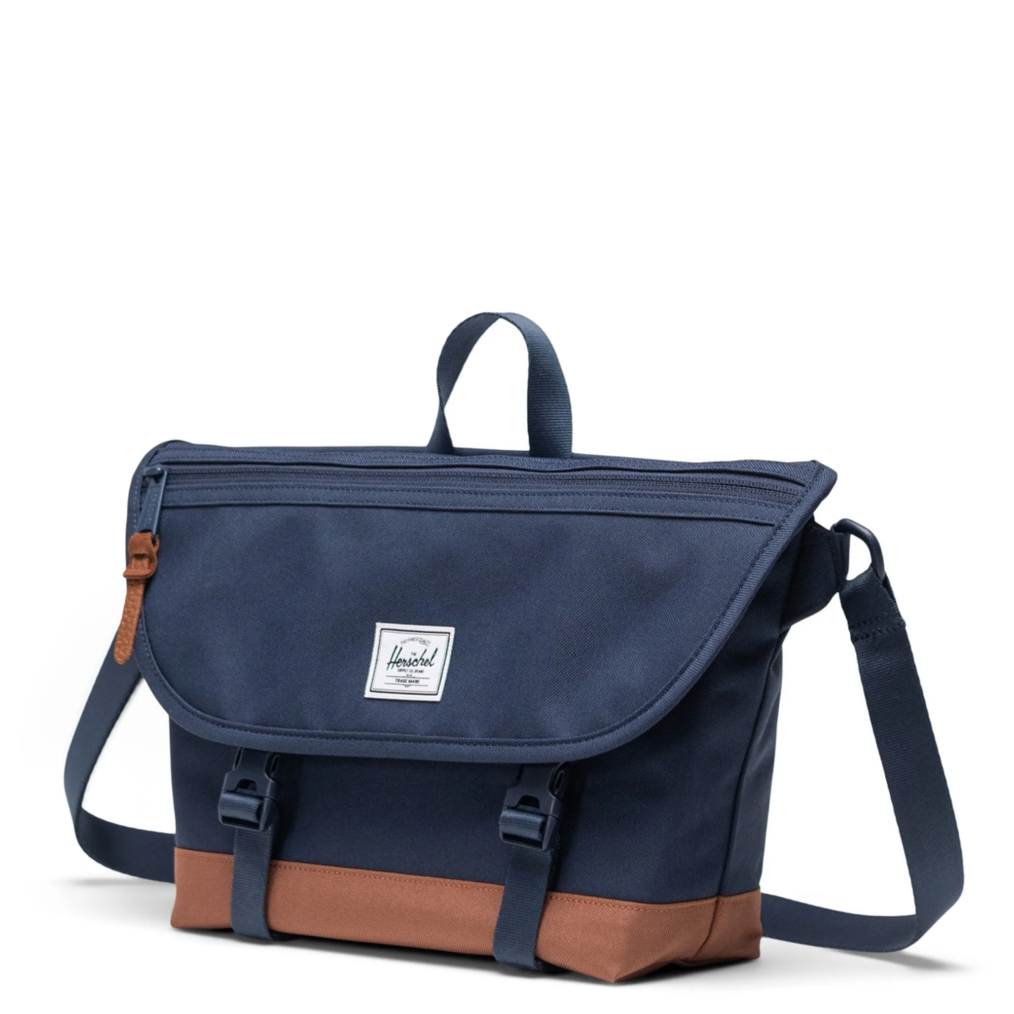 Herschel Cove Messenger - Umhängetasche S 36 cm (navy/saddle brown) - Image 2