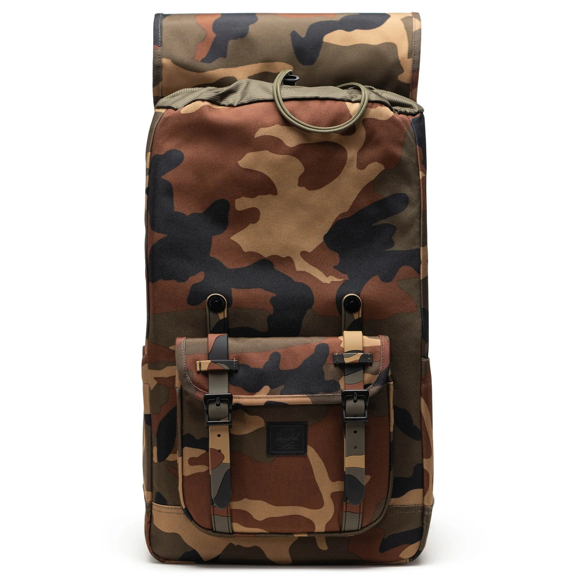 Herschel Little America - Rucksack 16" 49.5 cm (woodland camo/black label) - Image 4