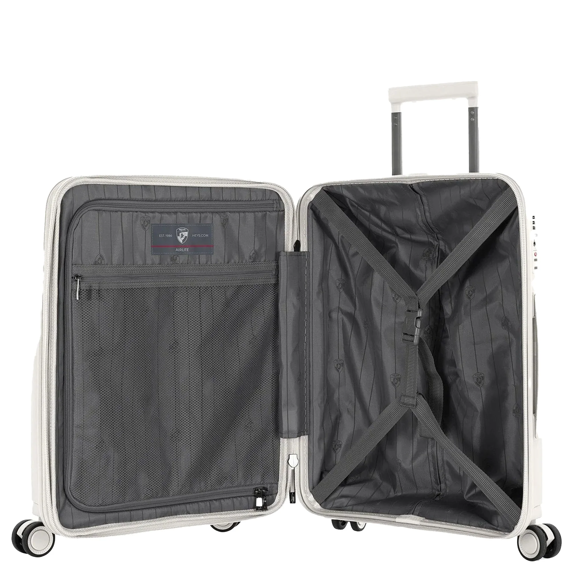 Heys AirLite - 4-Rollen-Kabinentrolley S 53 cm erw. (white) - Image 5