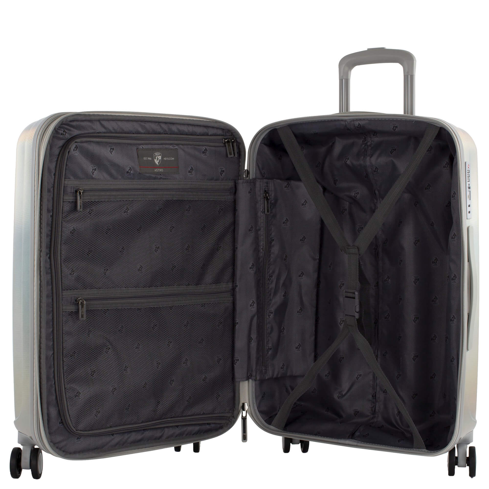 Heys Astro - 4-Rollen-Trolley M 66 cm erw. (silver) - Image 5