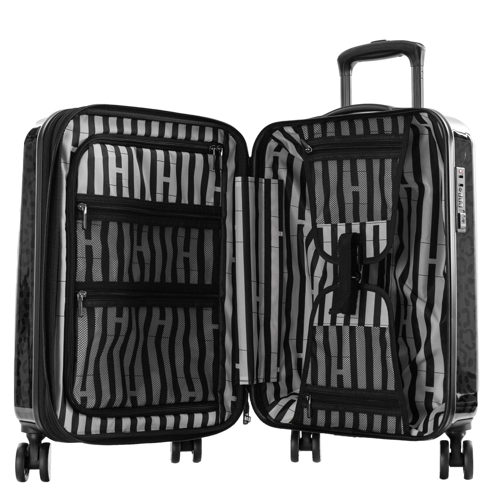 Heys Black Leopard - 4-Rollen-Kabinentrolley S 53 cm erw. (black leopard) - Image 5