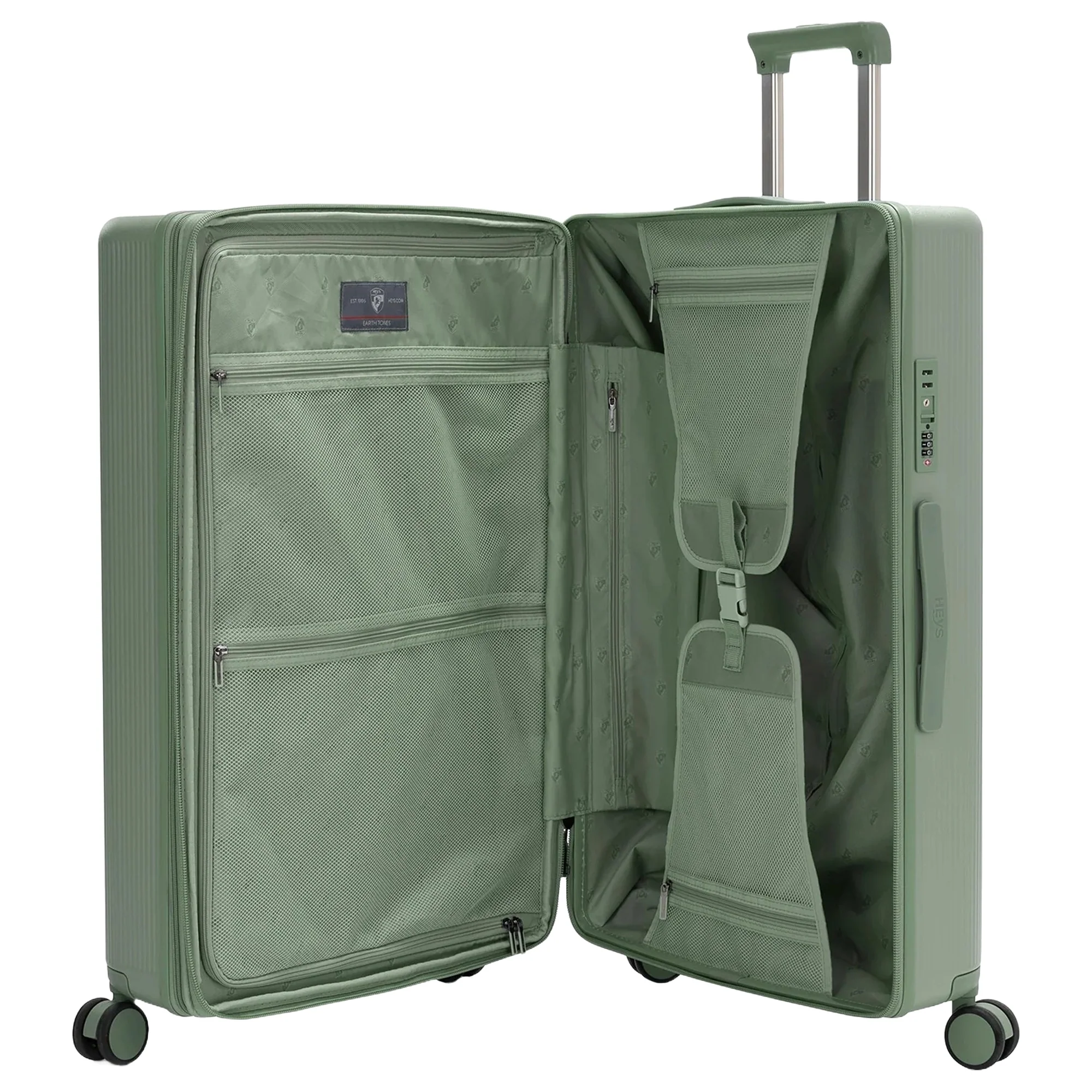 Heys Earth Tones - 4-Rollen-Trolley L 76 cm erw. (moss) - Image 5