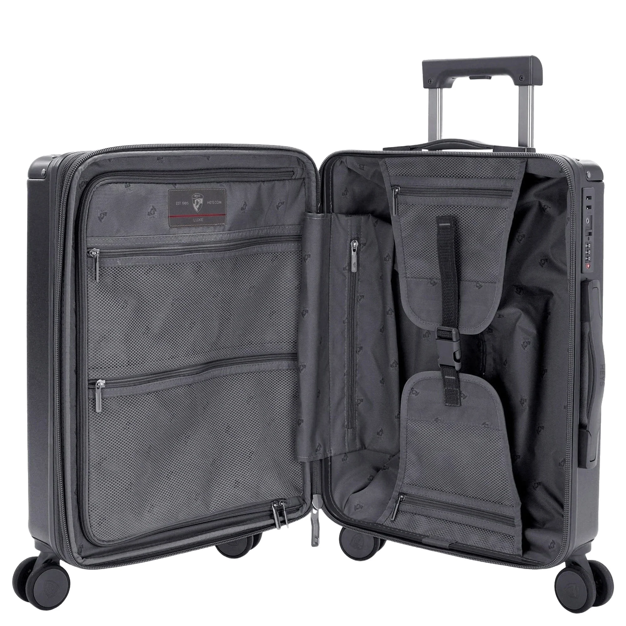 Heys Luxe - 4-Rollen-Kabinentrolley S 53 cm erw. (gunmetal) - Image 5