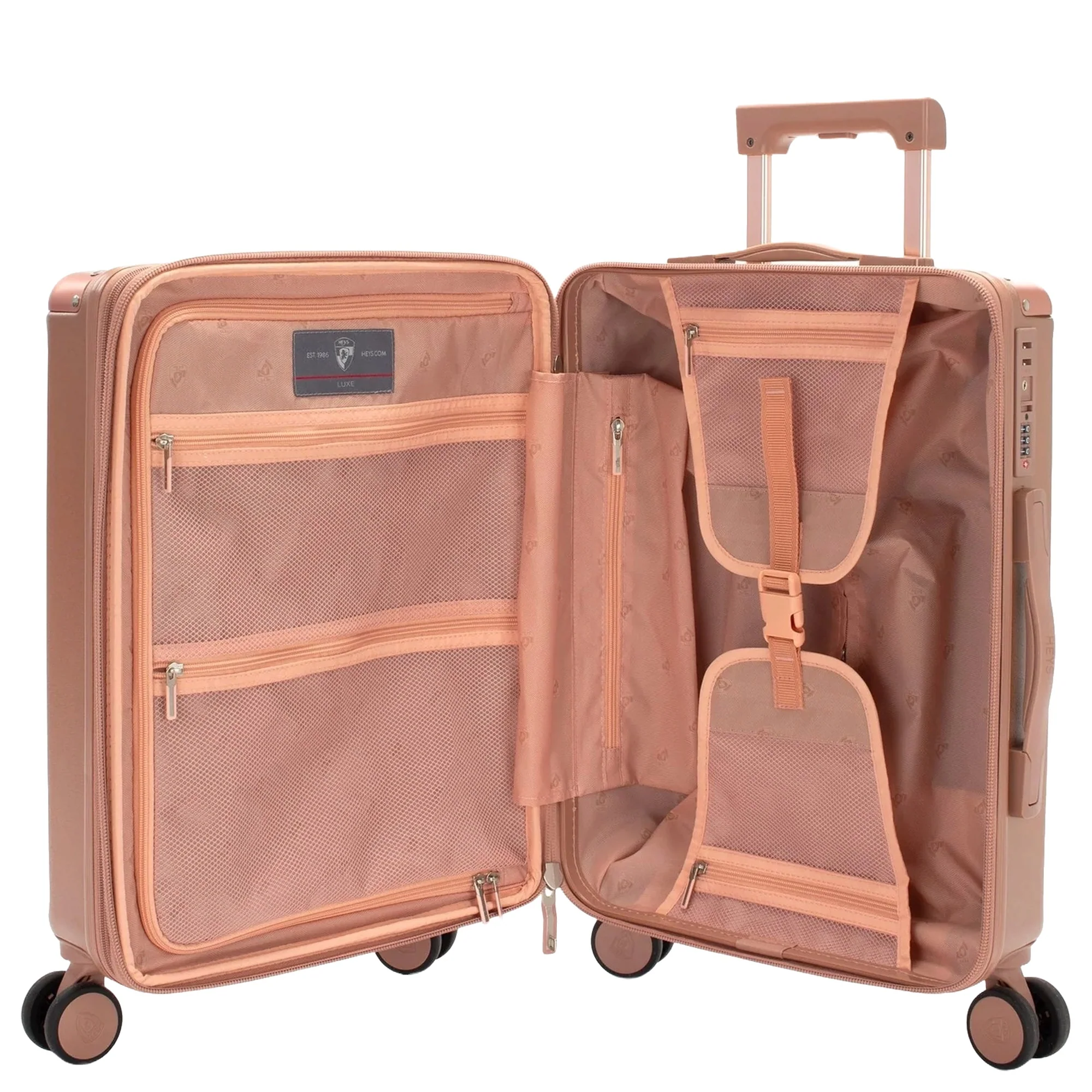 Heys Luxe - 4-Rollen-Kabinentrolley S 53 cm erw. (rose gold) - Image 5