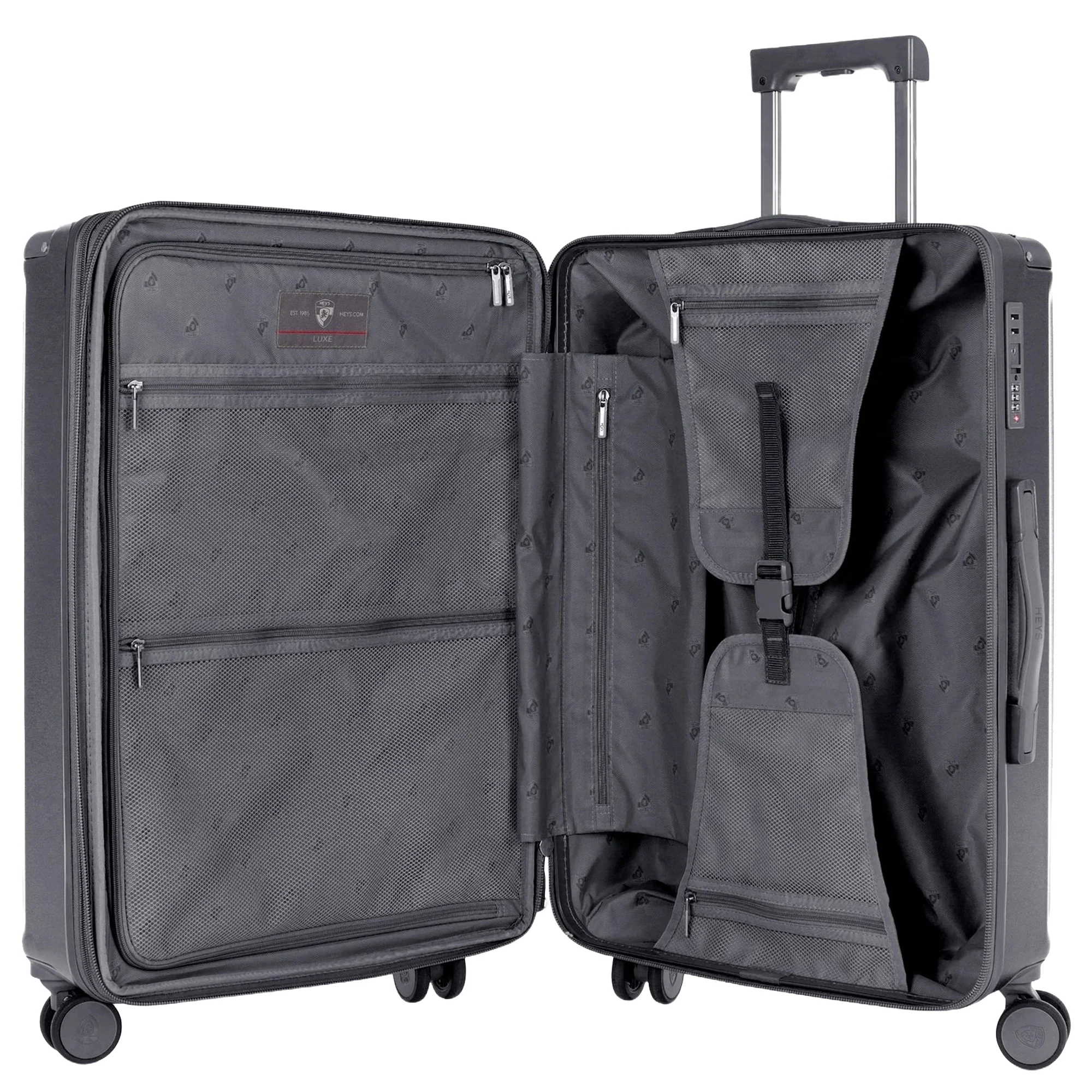 Heys Luxe - 4-Rollen-Trolley M 66 cm erw. (gunmetal) - Image 5