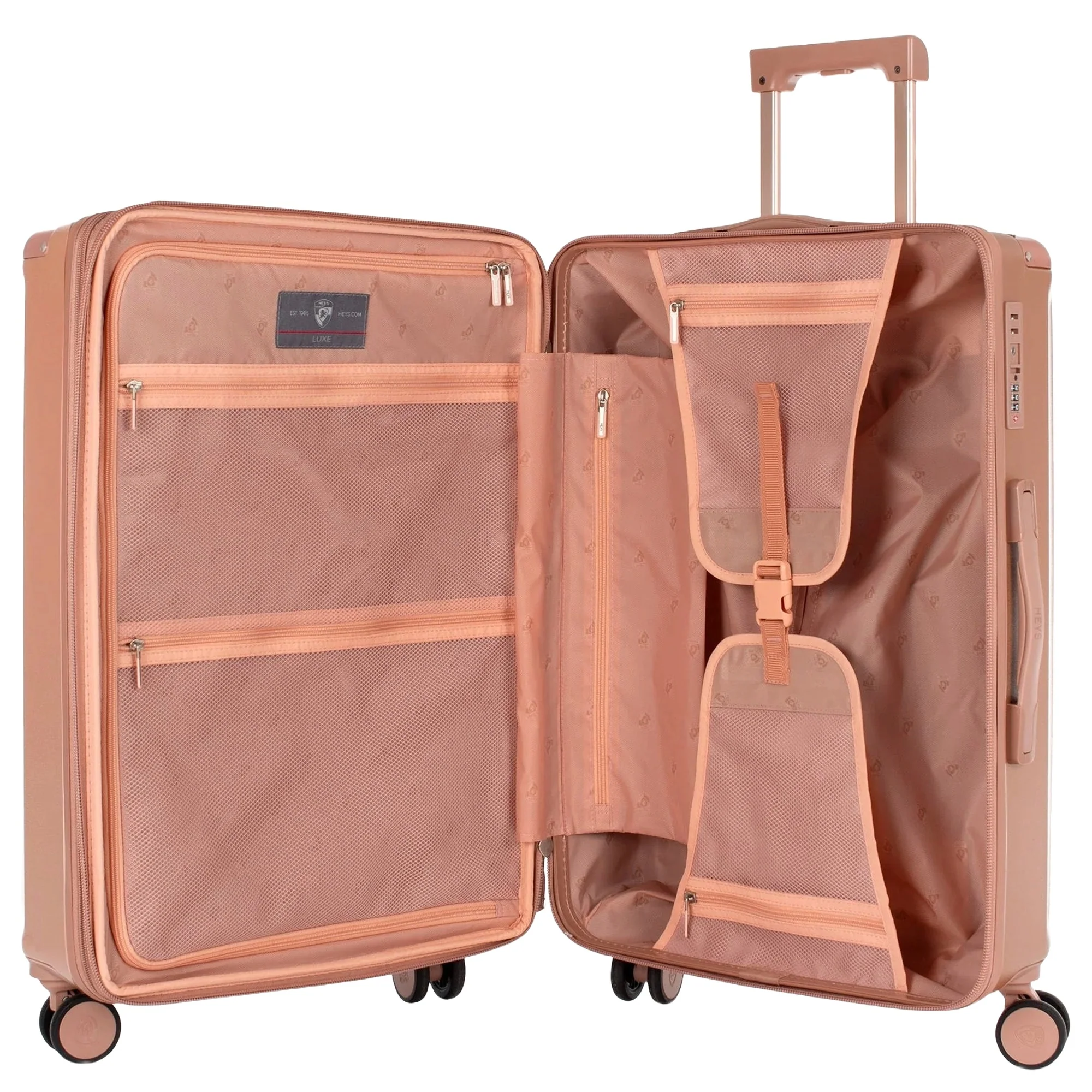 Heys Luxe - 4-Rollen-Trolley M 66 cm erw. (rose gold) - Image 5