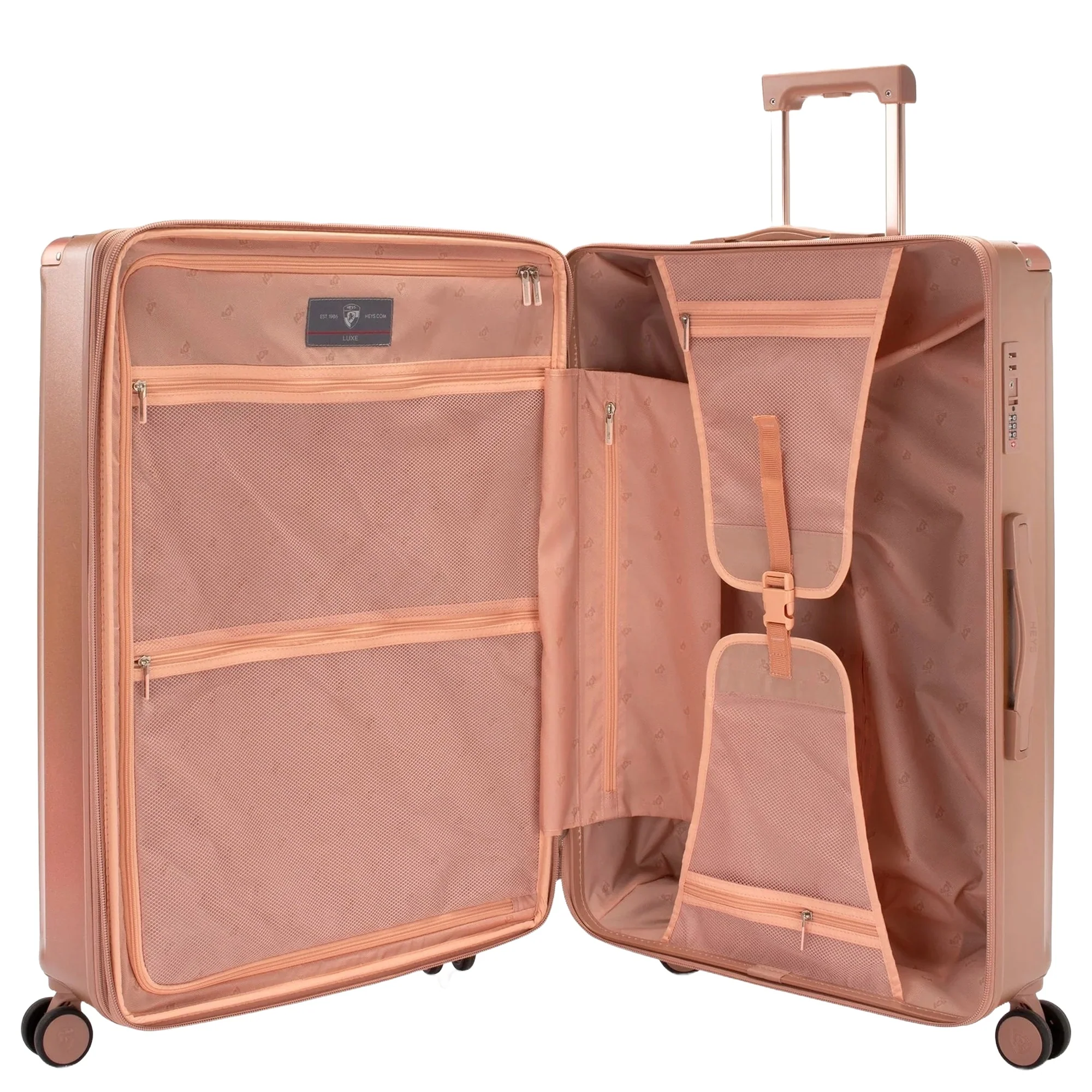 Heys Luxe - 4-Rollen-Trolley Set 3tlg. L/M/S erw. (rose gold) - Image 6