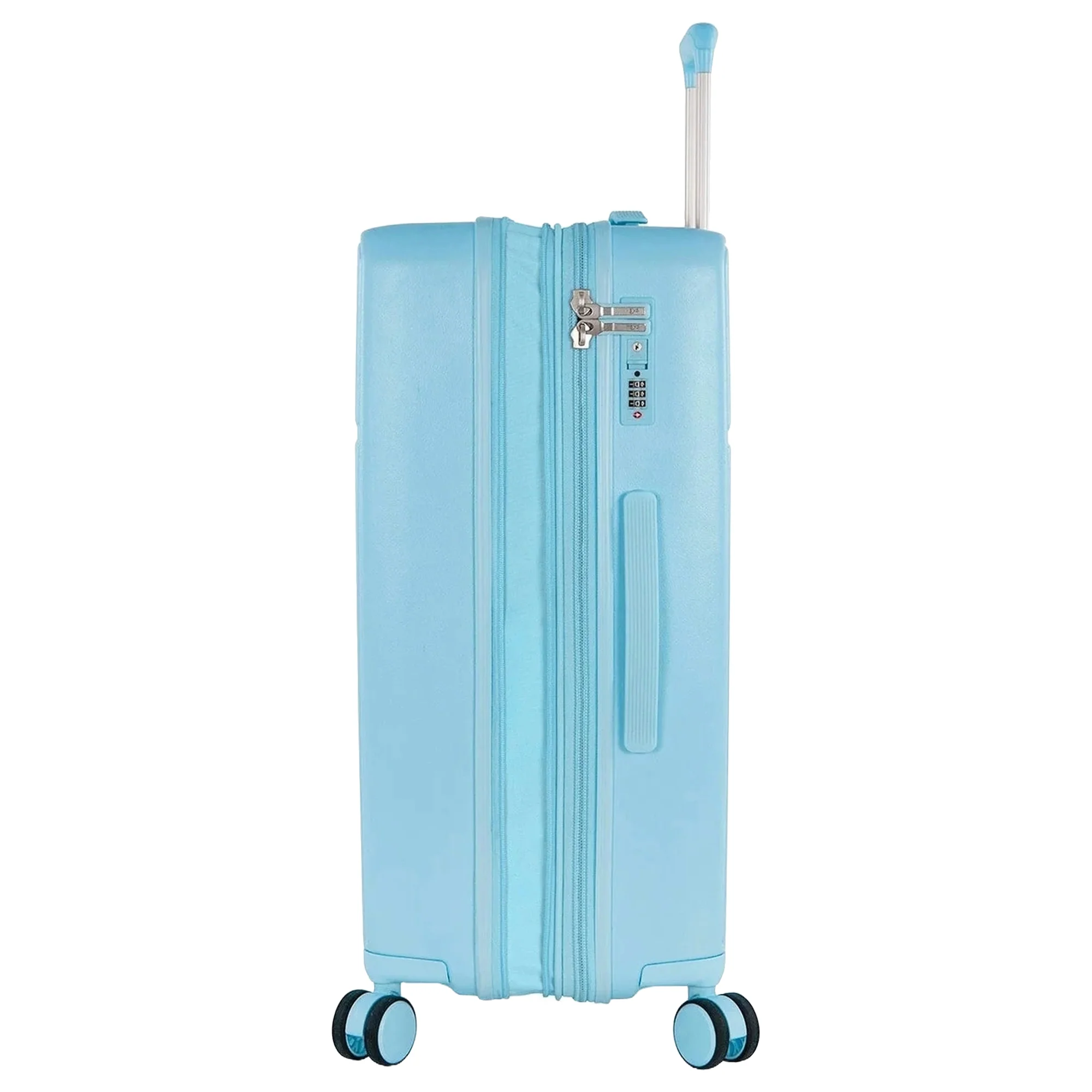 Heys Pastel - 4-Rollen-Trolley M 66 cm erw. (blue) - Image 3