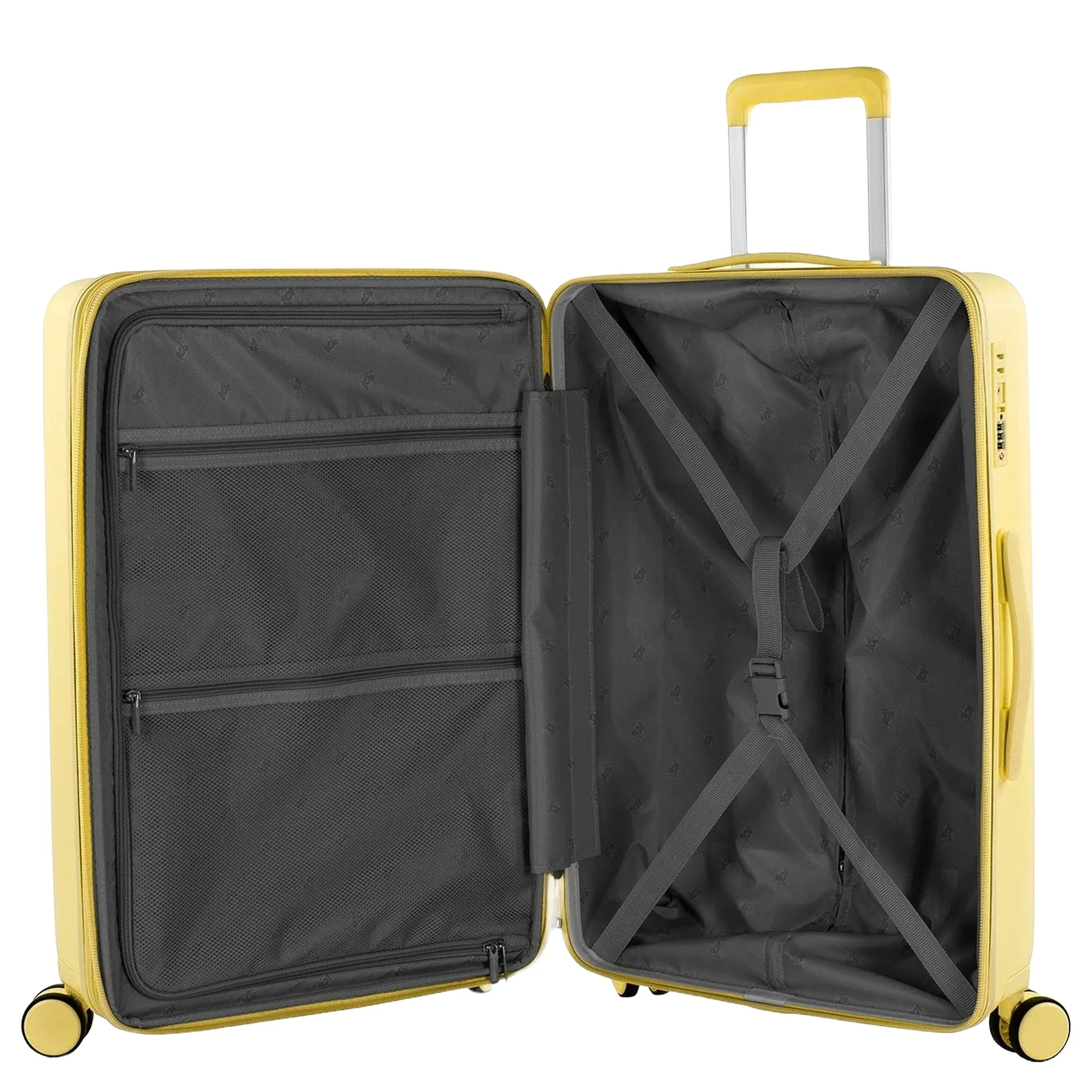Heys Pastel - 4-Rollen-Trolley M 66 cm erw. (gelb) - Image 5