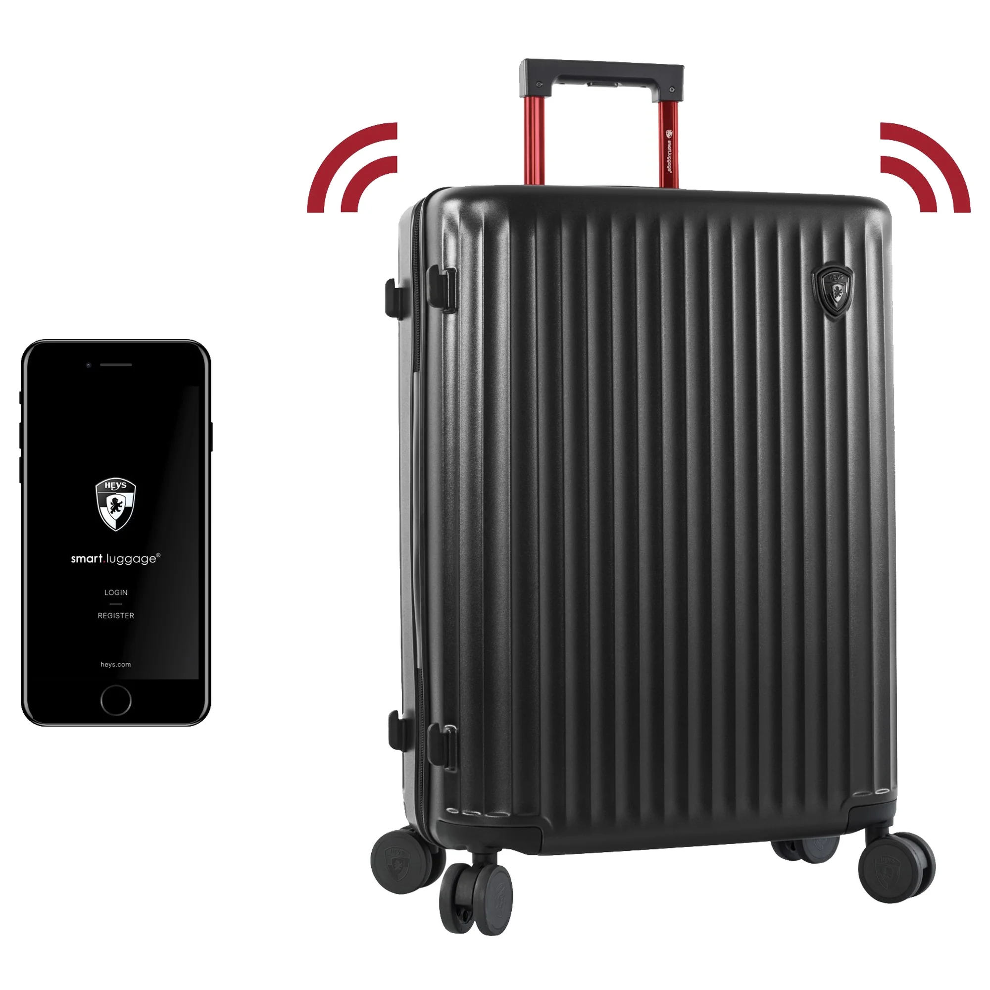 Heys SmartLuggage - 4-Rollen Trolley M (black) - Image 4