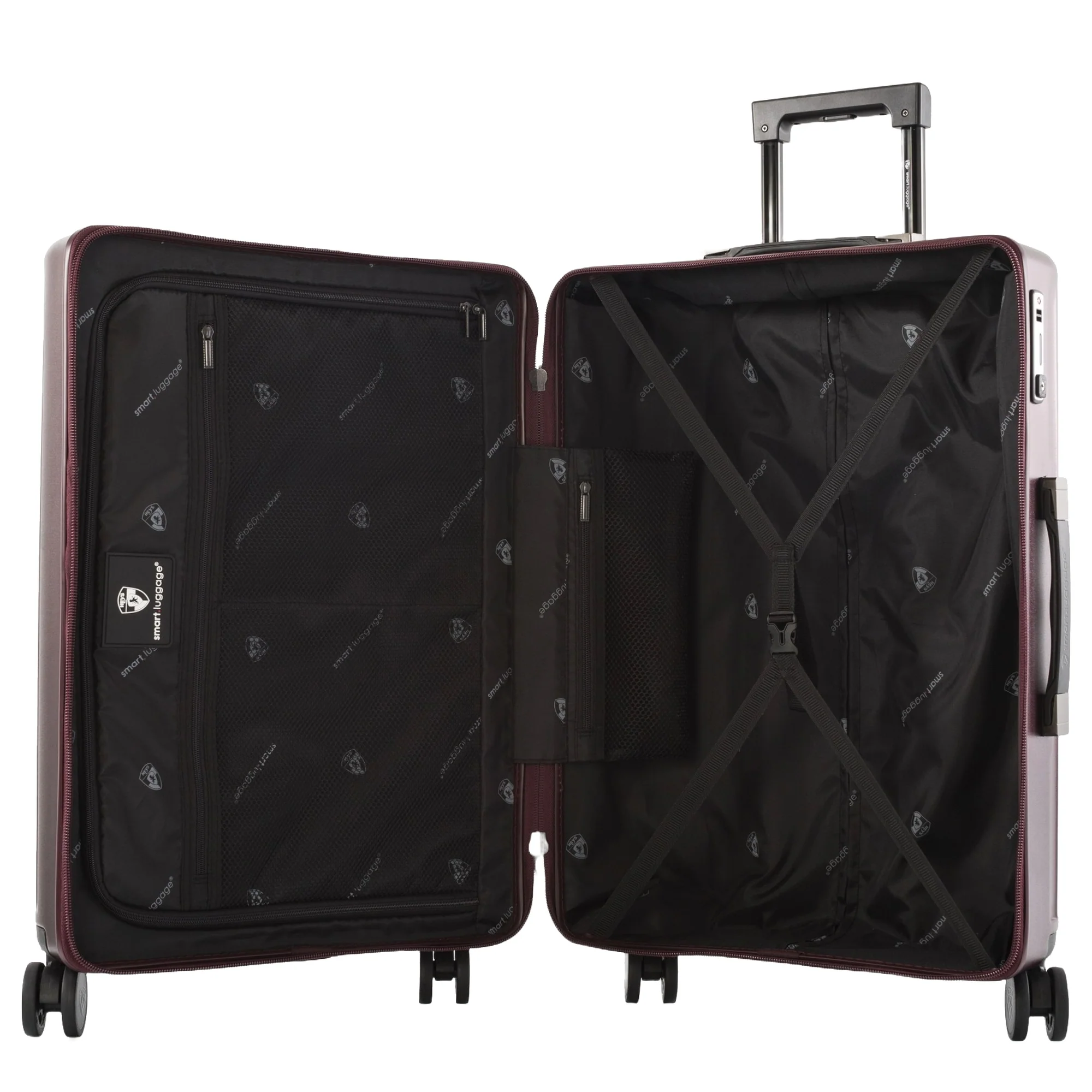 Heys SmartLuggage - 4-Rollen Trolley M (burgundy) - Image 6
