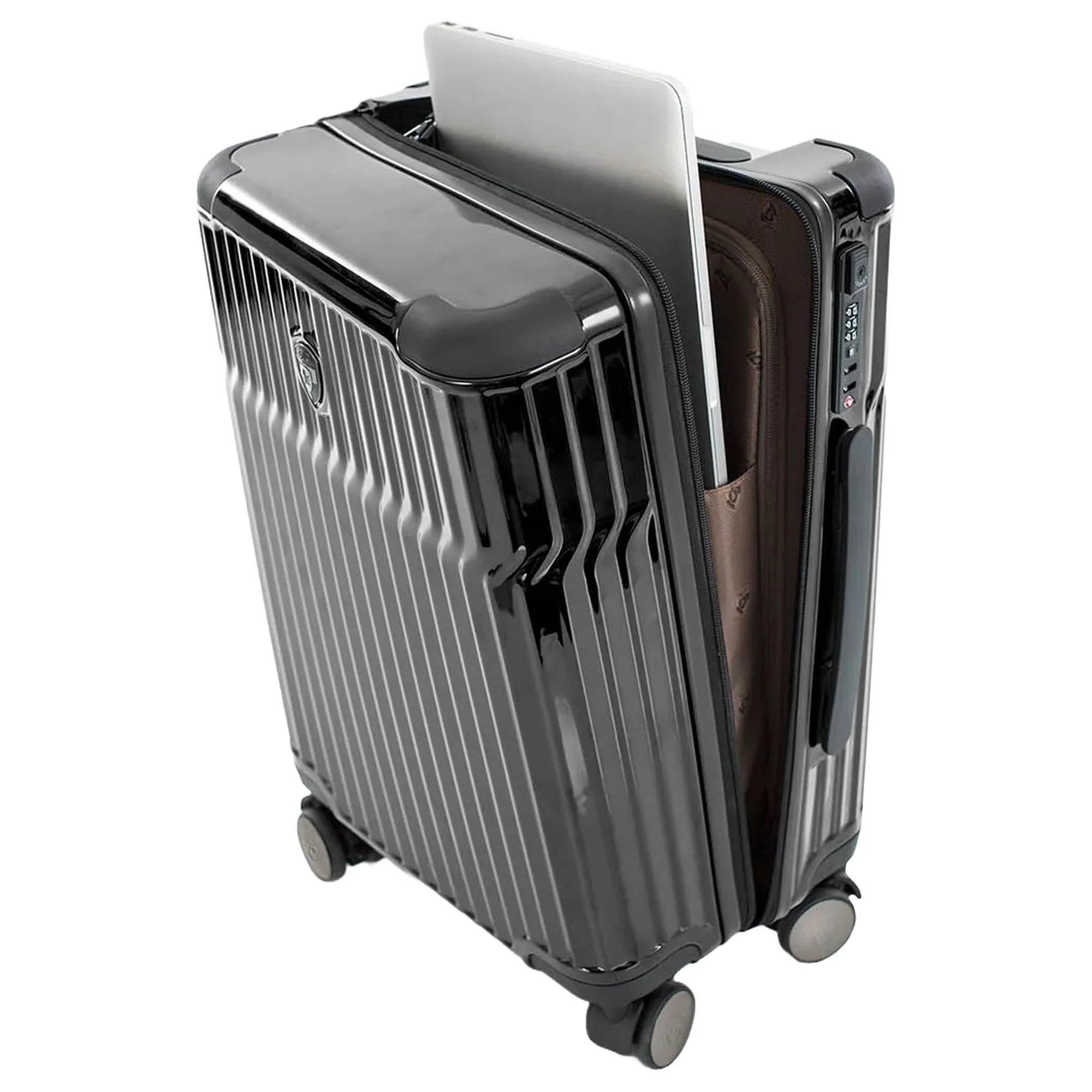 Heys Tekno - 4-Rollen-Kabinentrolley S 15.6" 53 cm USB (black) - Image 6
