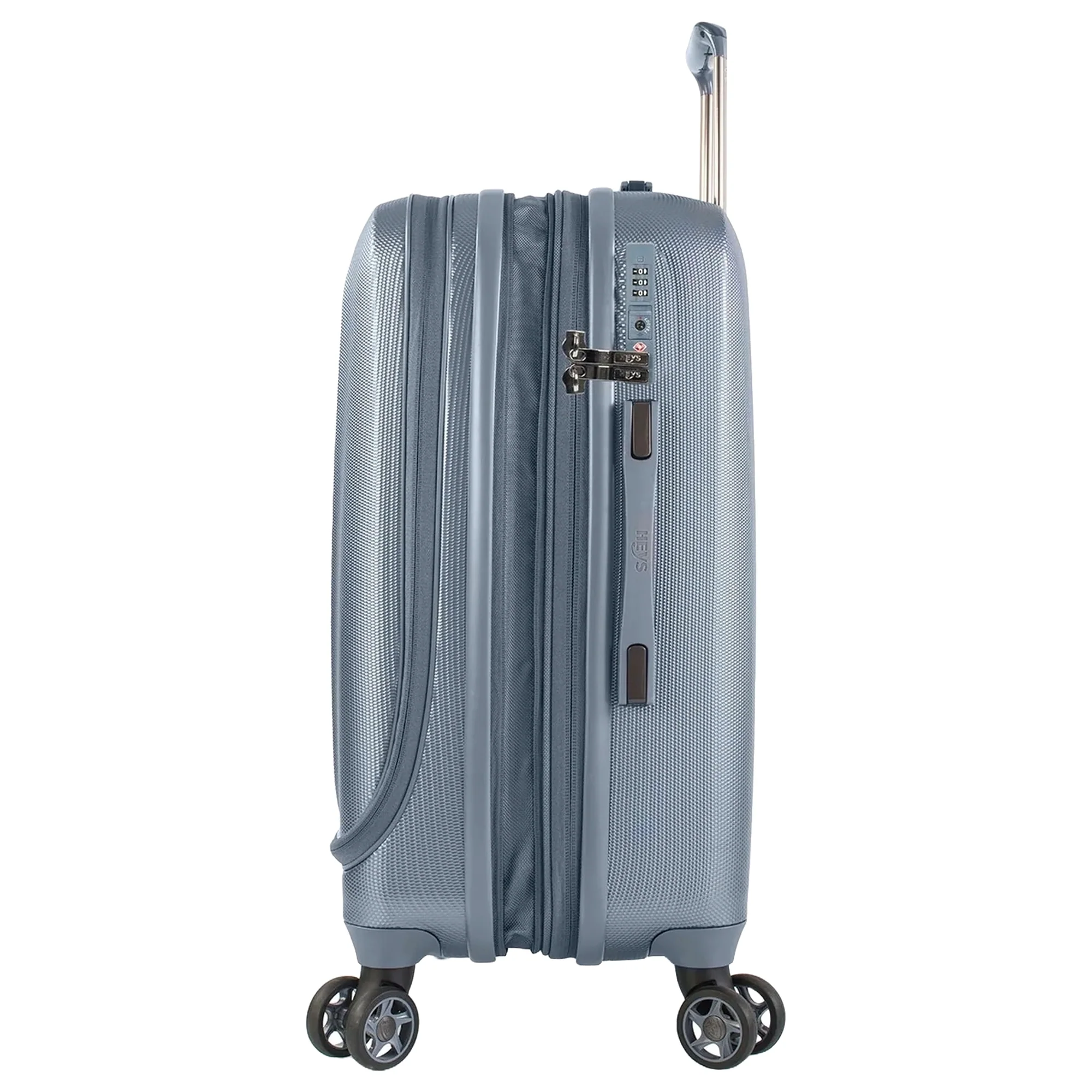 Heys Vantage Smart Access - 4-Rollen-Trolley M 66 cm erw. (slate blue) - Image 2
