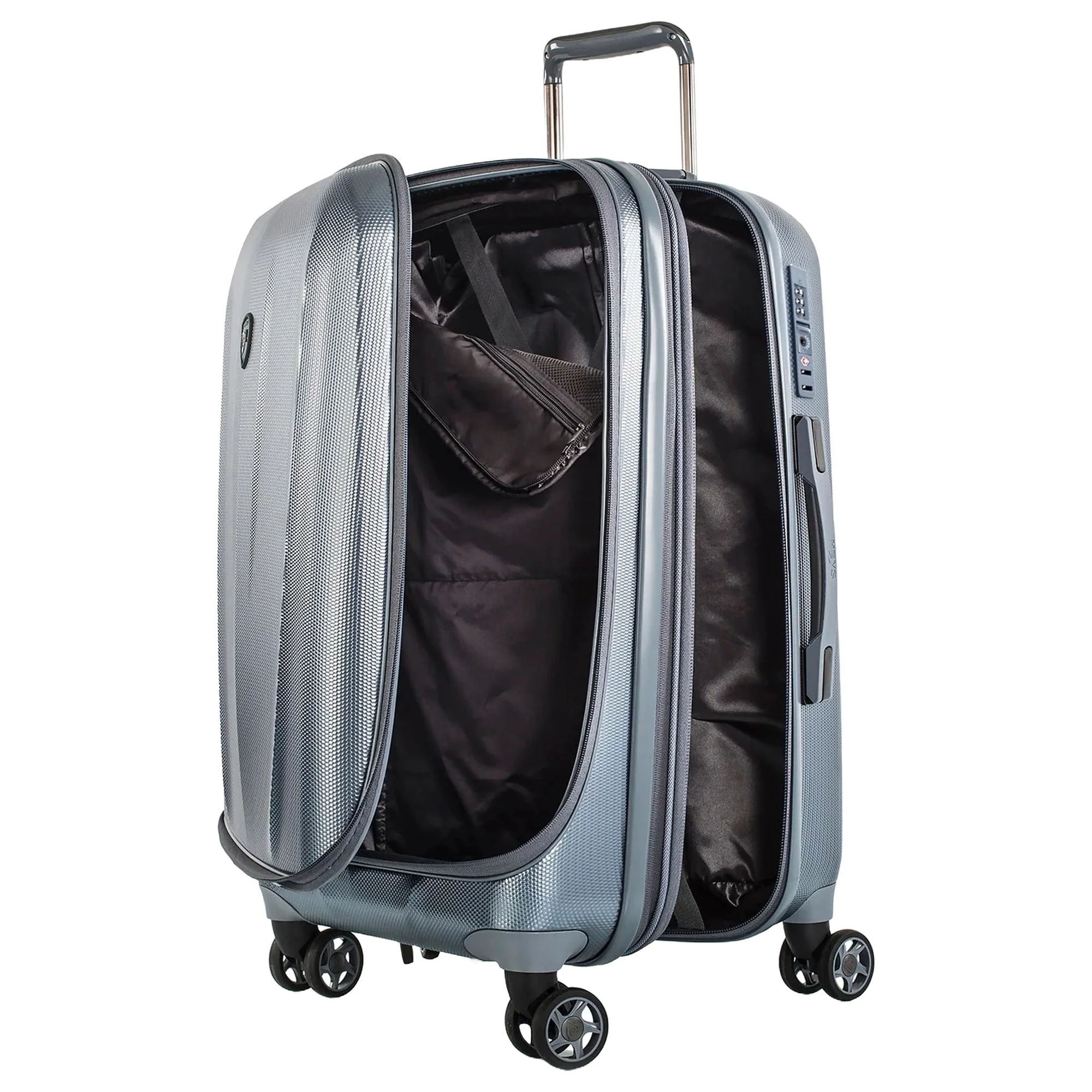 Heys Vantage Smart Access - 4-Rollen-Trolley Set 3tlg. erw. (slate blue) - Image 5