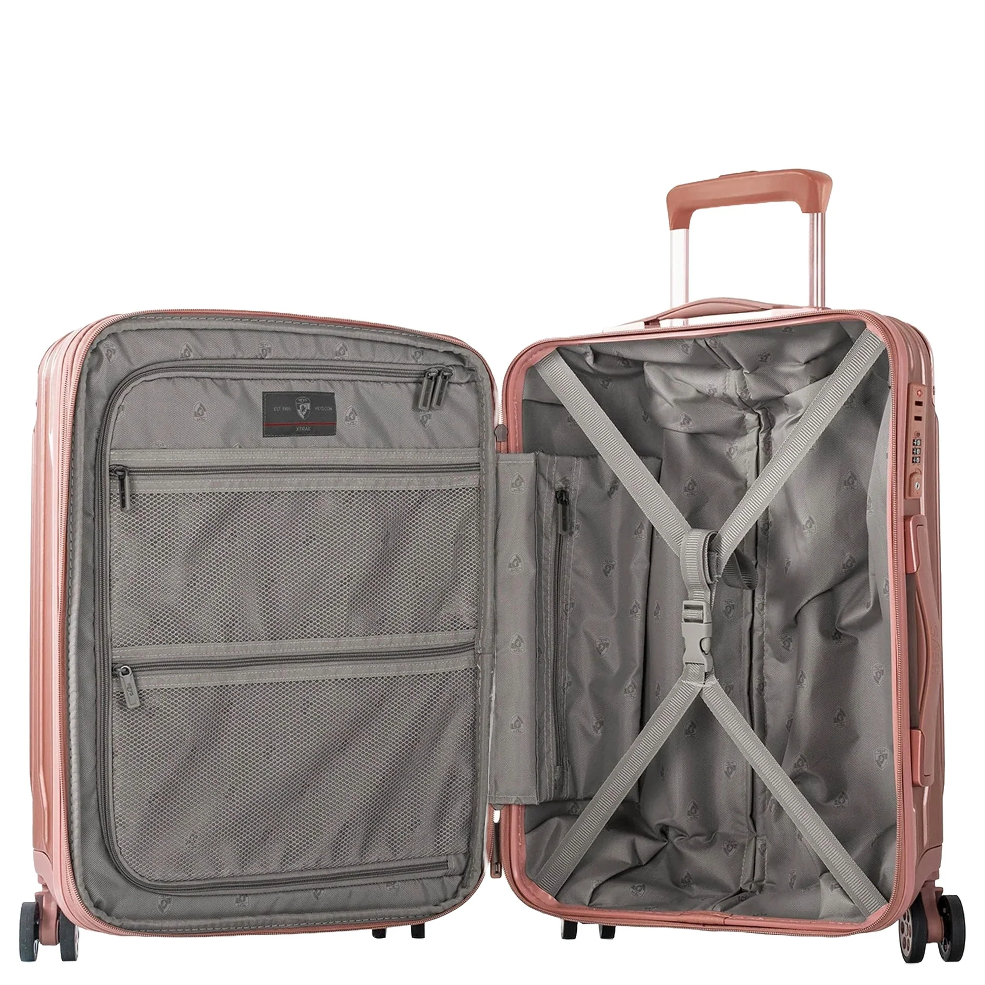 Heys Xtrak - 4-Rollen-Kabinentrolley S 55 cm erw. (rose gold) - Image 5