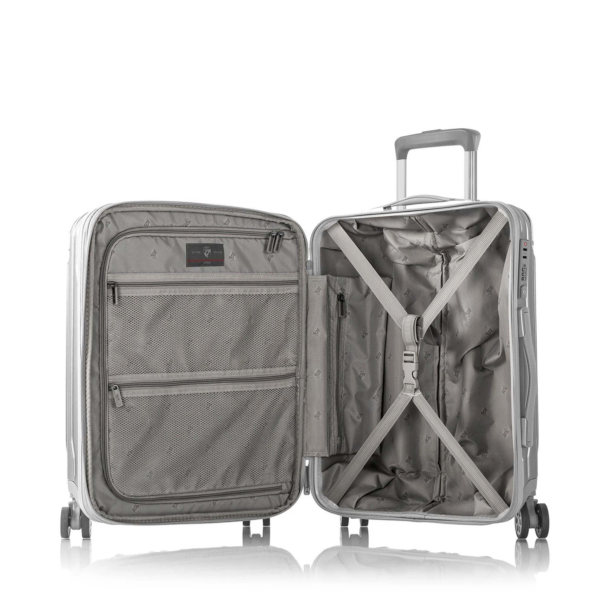 Heys Xtrak - 4-Rollen-Kabinentrolley S 55 cm erw. (silber) - Image 5