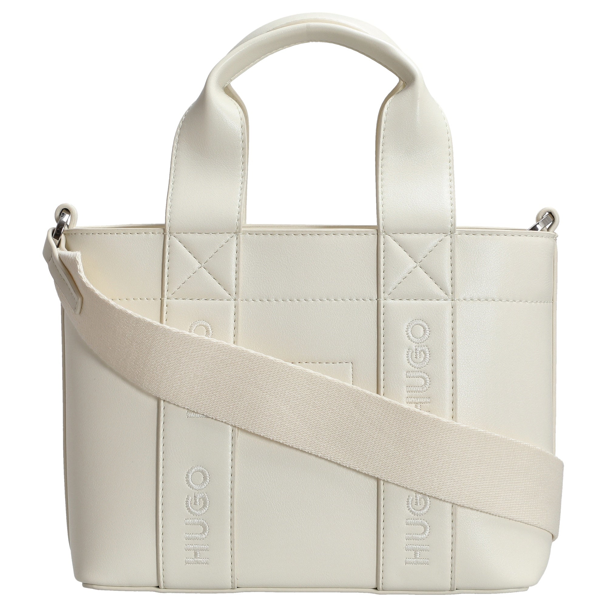 HUGO Becky UP - Mini Henkeltasche 23 cm (open white) - Image 4