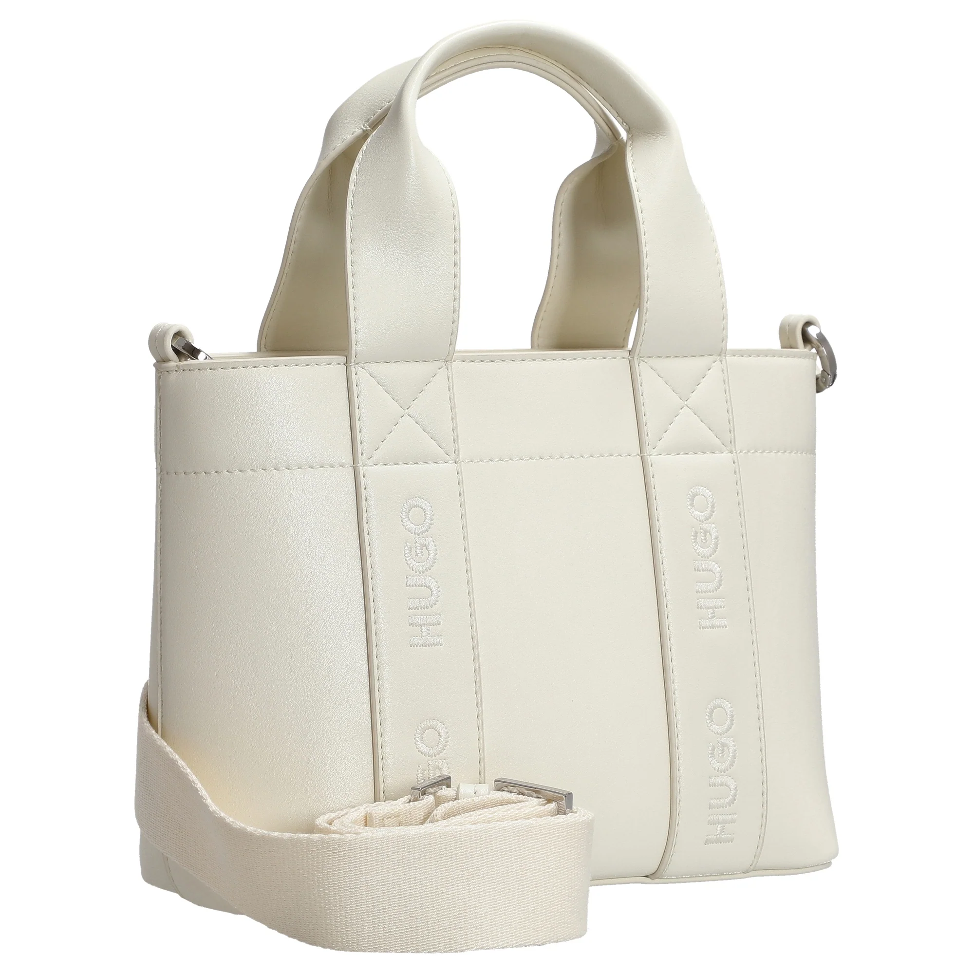 HUGO Becky UP - Mini Henkeltasche 23 cm (open white) - Image 5
