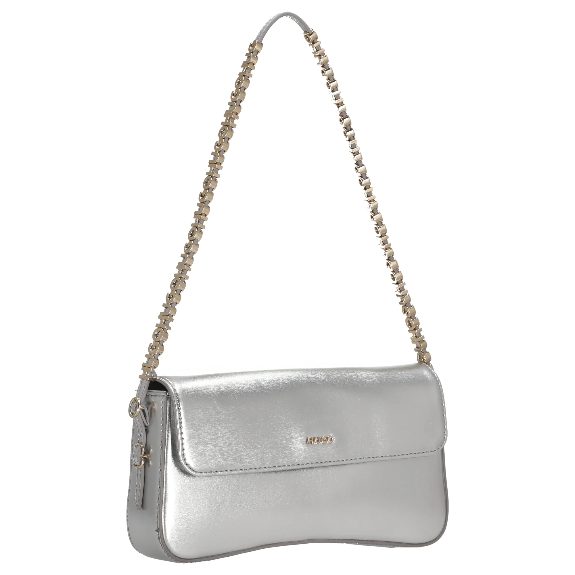 HUGO Syndra LA - Schultertasche 25 cm (silver) - Image 5