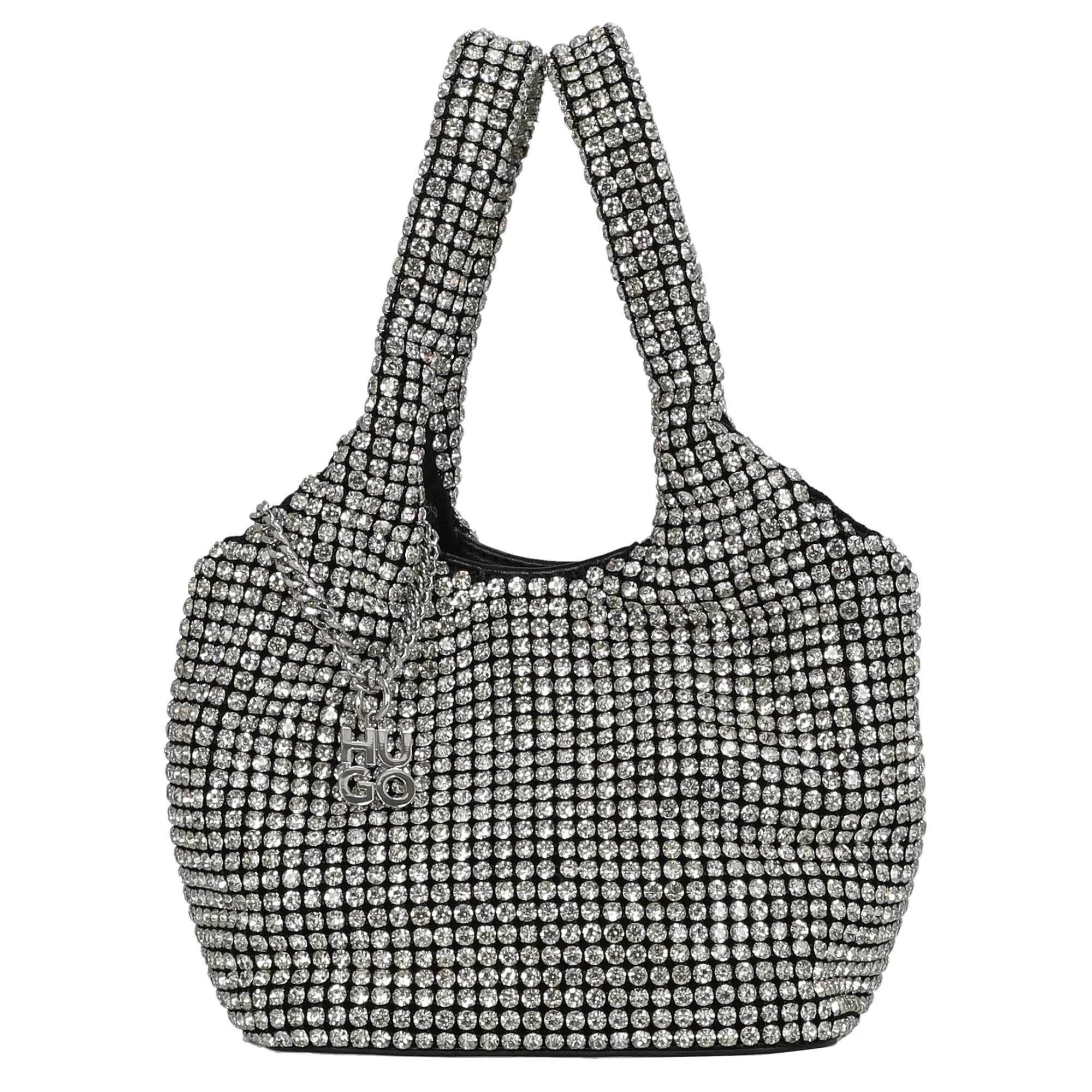 HUGO Women's Liora - Henkeltasche 14 cm (silver)