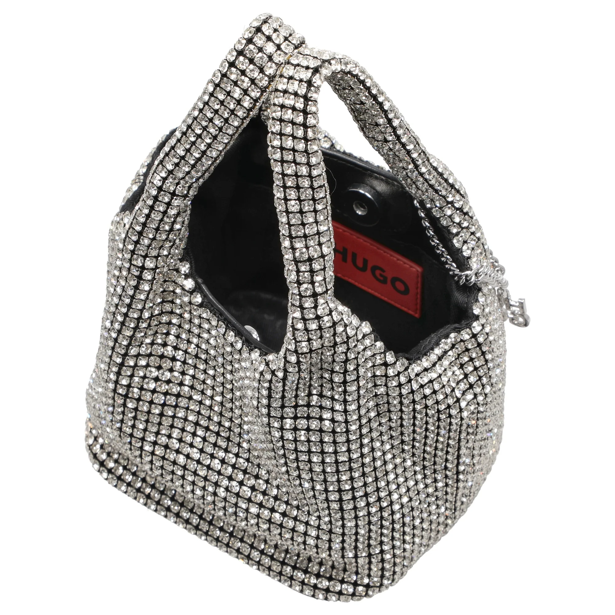 HUGO Women's Liora - Henkeltasche 14 cm (silver) - Image 6