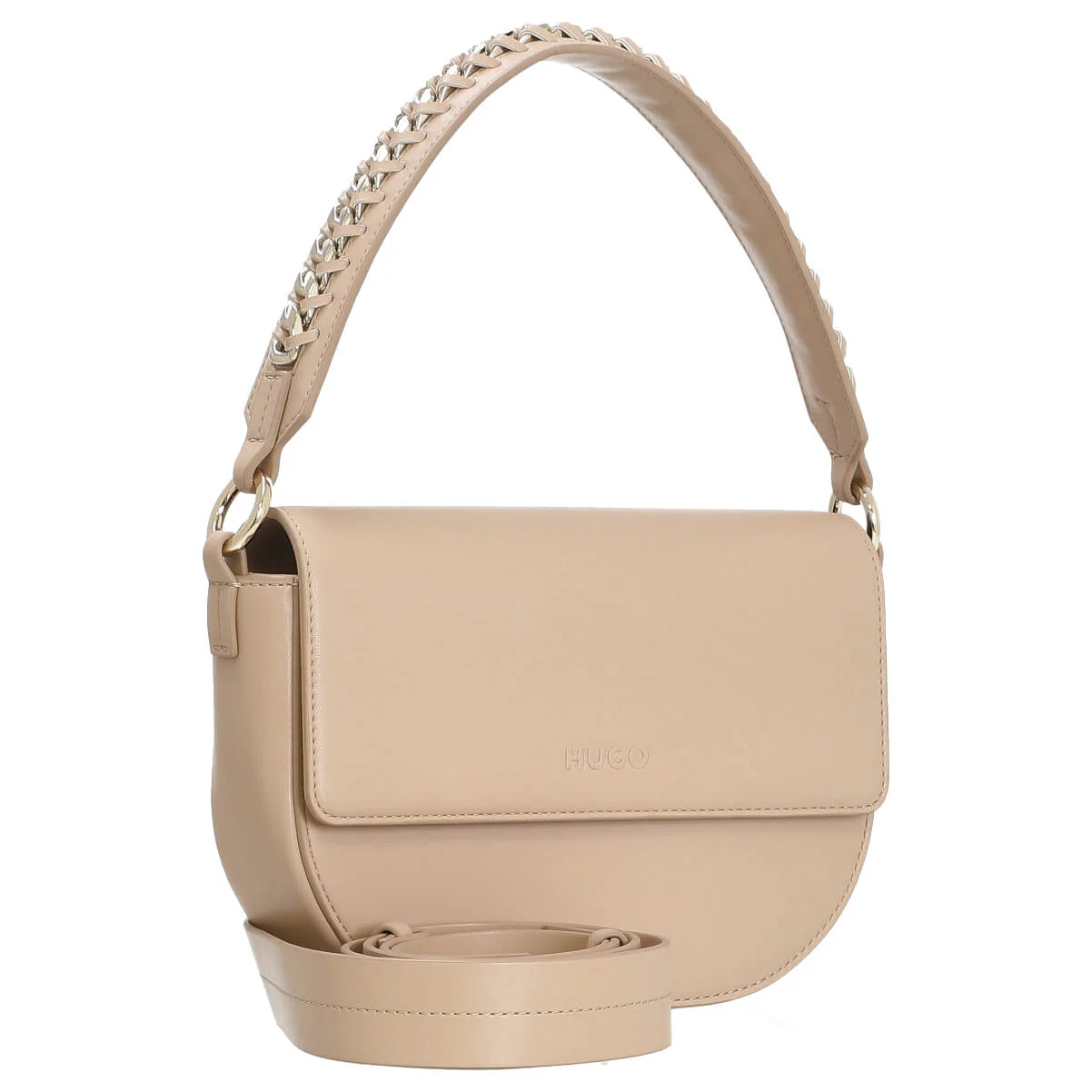 HUGO Women's Madyson - Schultertasche 21.5 cm (open beige) - Image 5