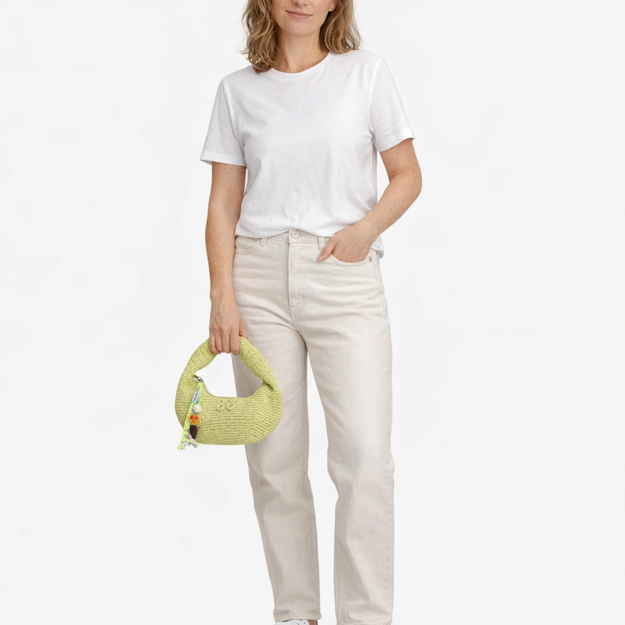 HUGO Zeya - Henkeltasche 27 cm (beige) - Image 7