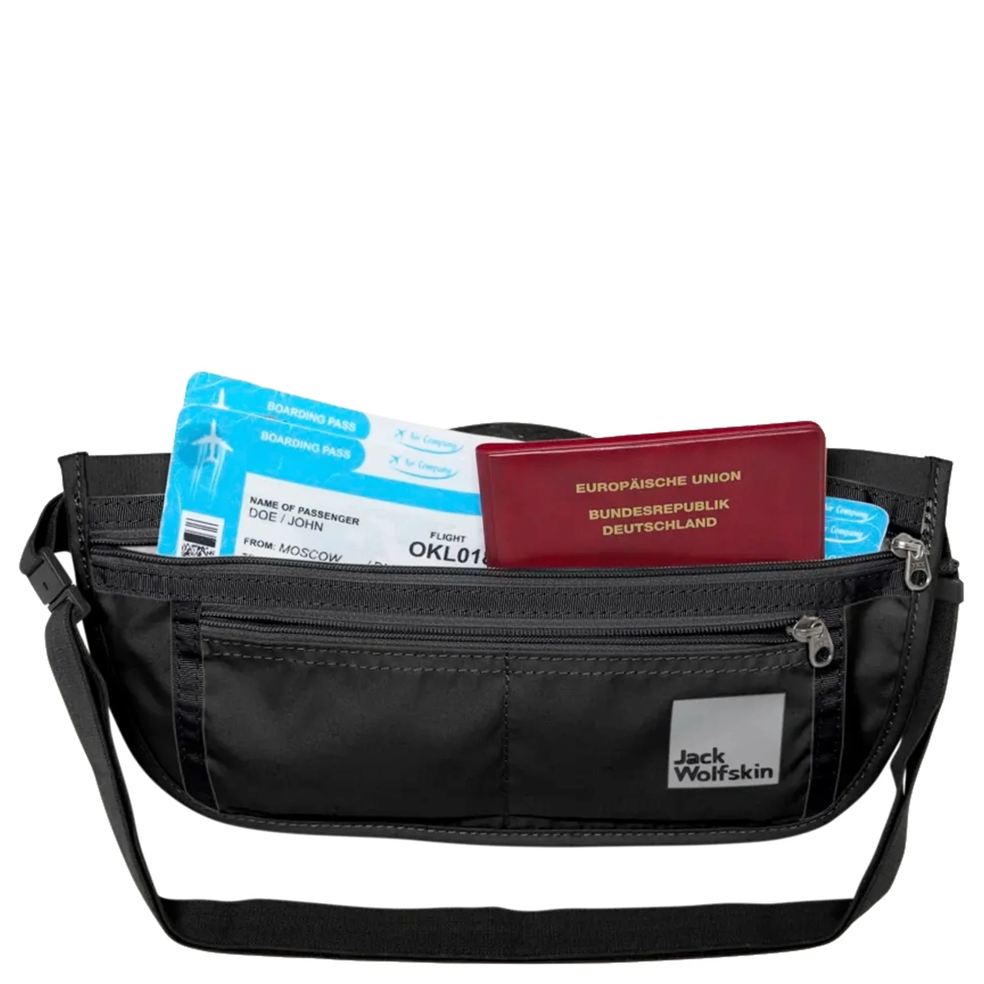 Jack Wolfskin Belt De Luxe - Gürteltasche 27 cm (black) - Image 5