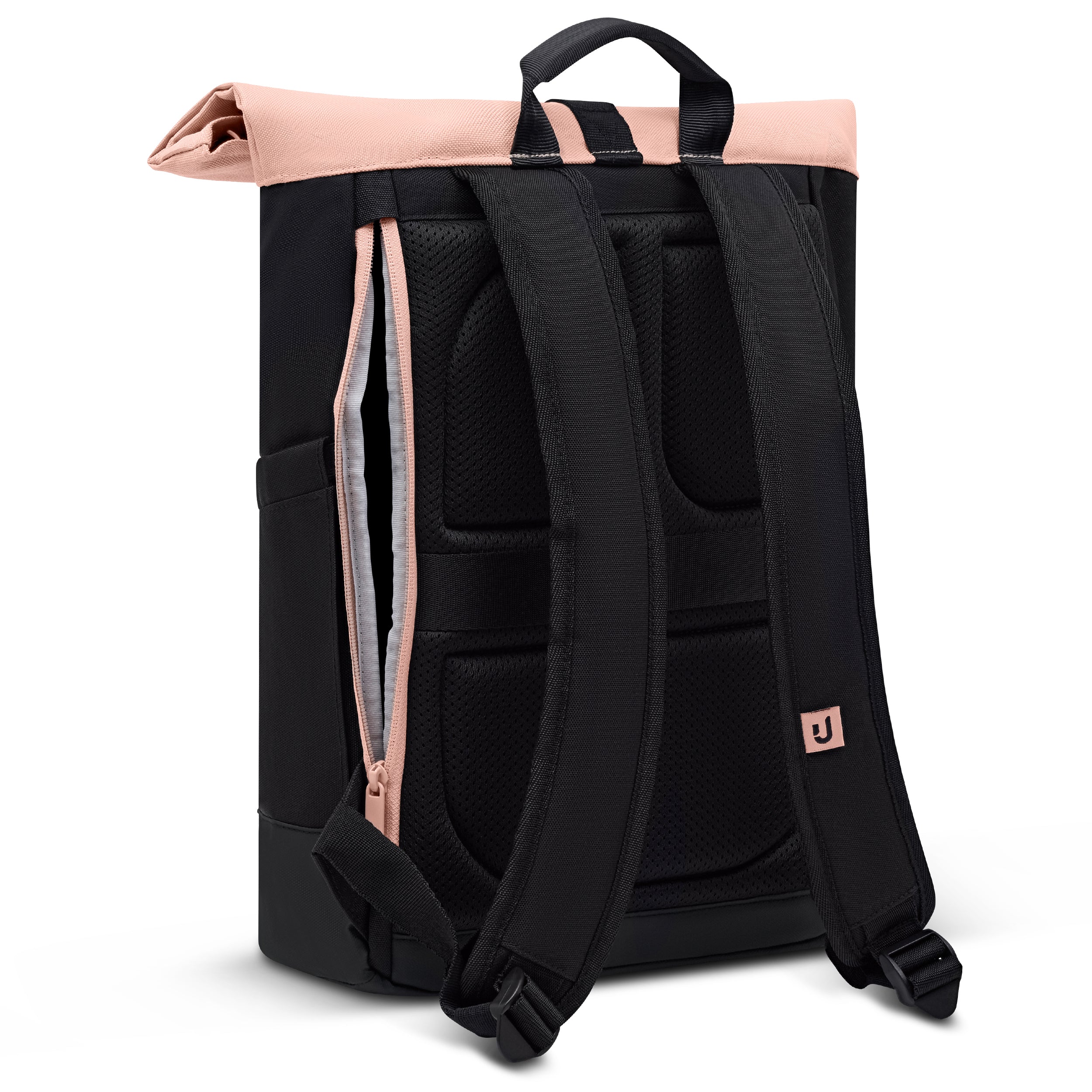 Johnny Urban Luca Small - Rolltop Backpack 36 cm (black-rose) - Image 4