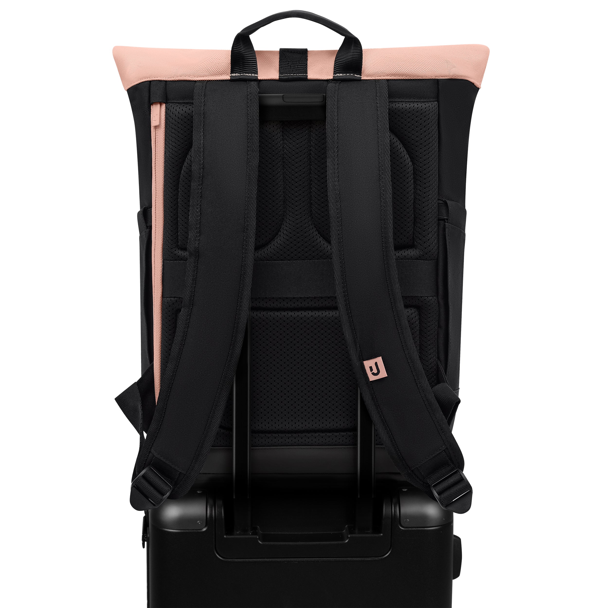 Johnny Urban Luca Small - Rolltop Backpack 36 cm (black-rose) - Image 5
