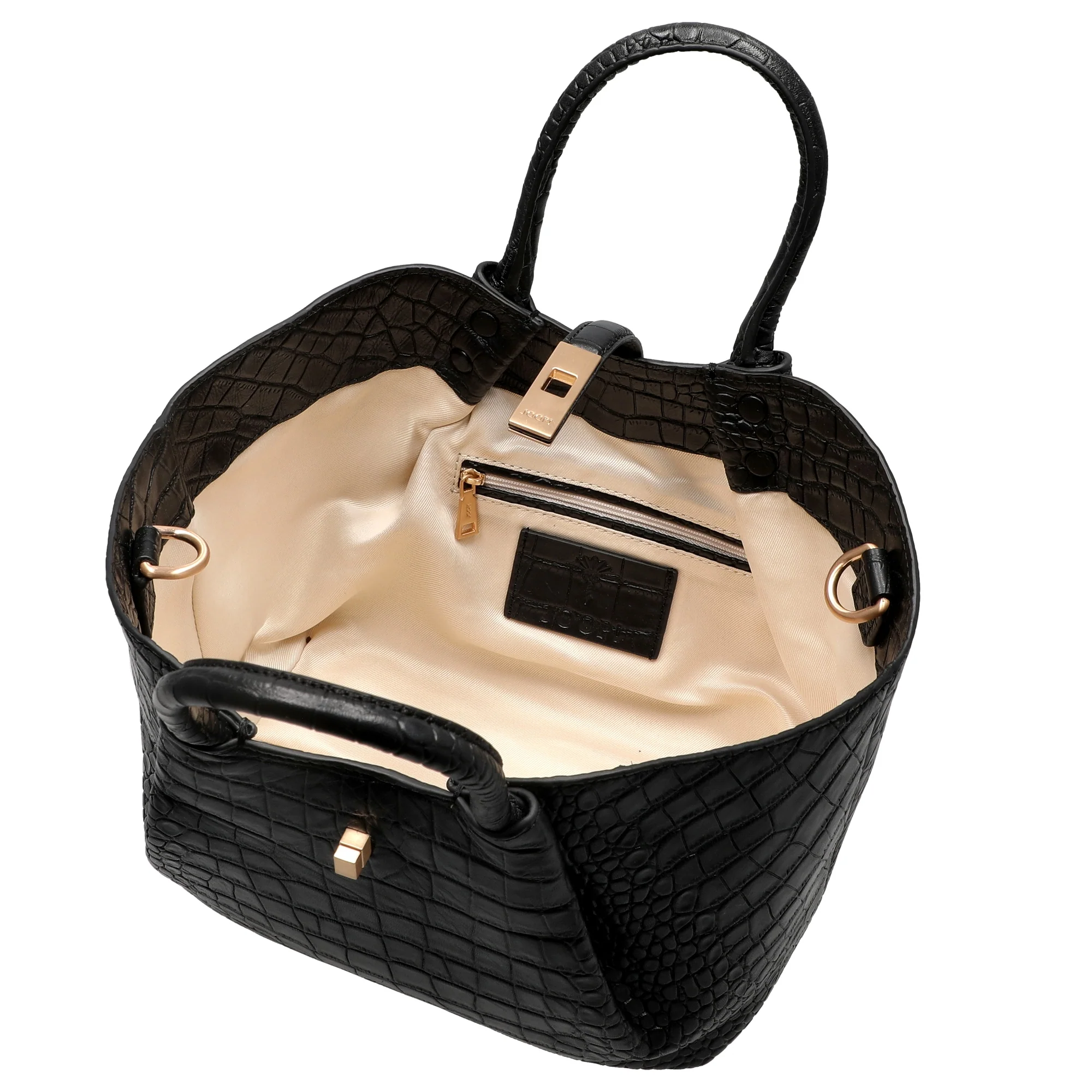 Joop Coccodrillo Sheryl - Henkeltasche 22 cm (black) - Image 6