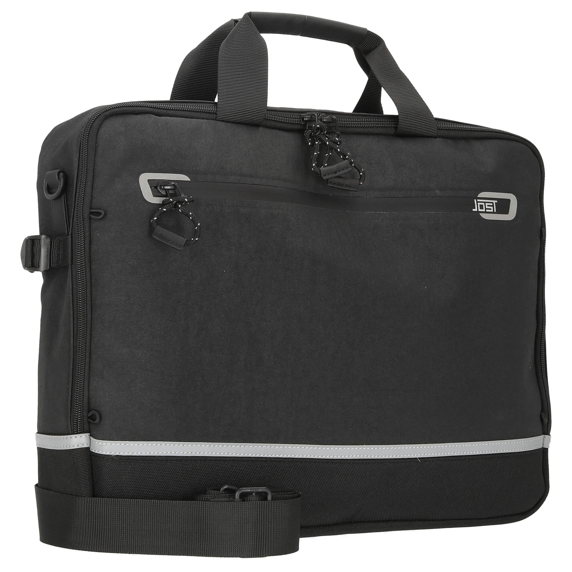 Jost Lillehammer Business - Aktentasche 13" 40 cm (black) - Image 5