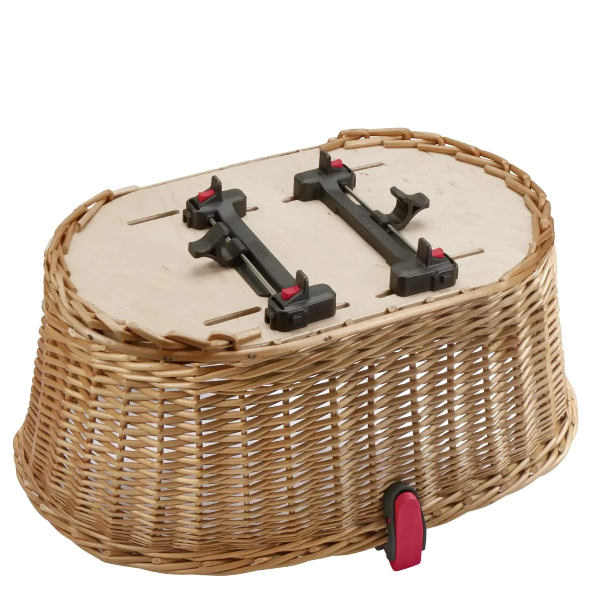 KLICKfix Doggy Basket 40 - Hundefahrradkorb (Korbklip) 52 cm (braun) - Image 2