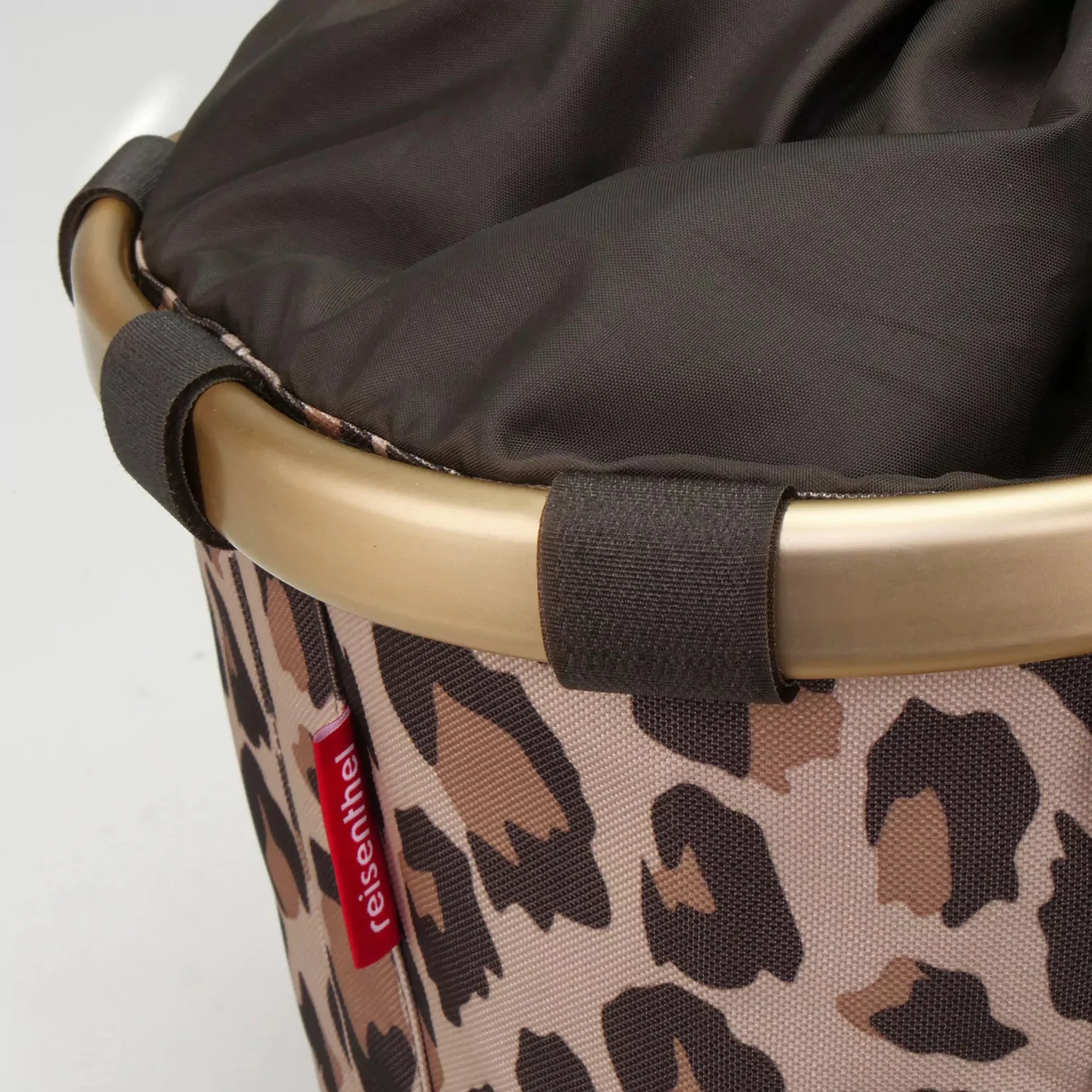 KLICKfix reisenthel Bikebasket 15 - Lenkerkorb 35 cm (leo macchiato) - Image 2
