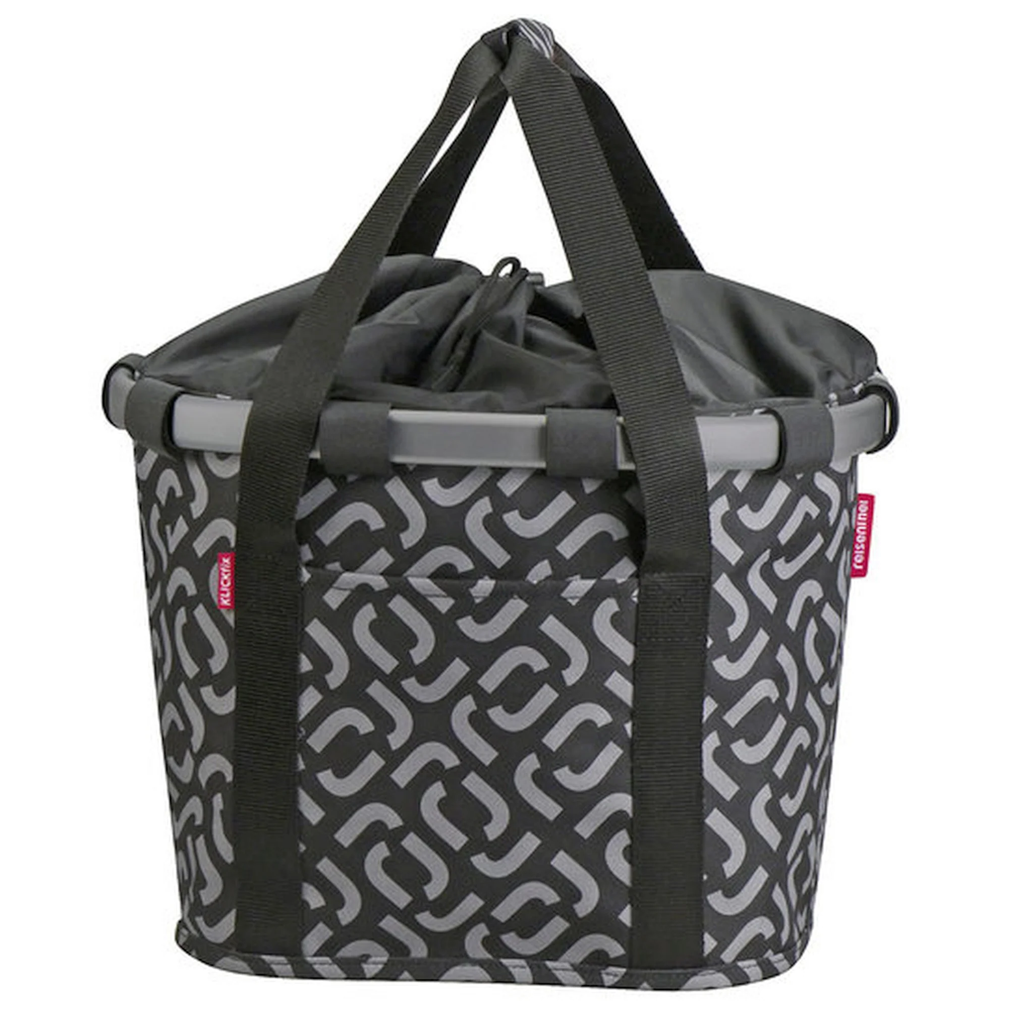 KLICKfix reisenthel Bikebasket 15 - Lenkerkorb 35 cm (signature black)